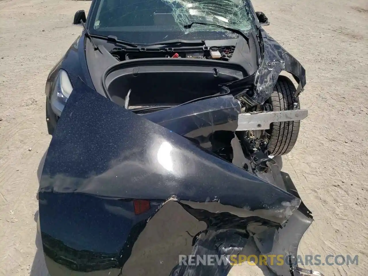 9 Photograph of a damaged car 5YJ3E1EA3KF305664 TESLA MODEL 3 2019