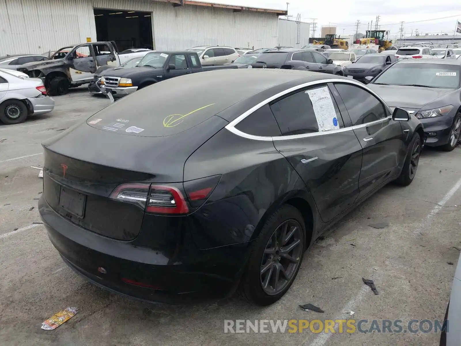 4 Photograph of a damaged car 5YJ3E1EA3KF306894 TESLA MODEL 3 2019