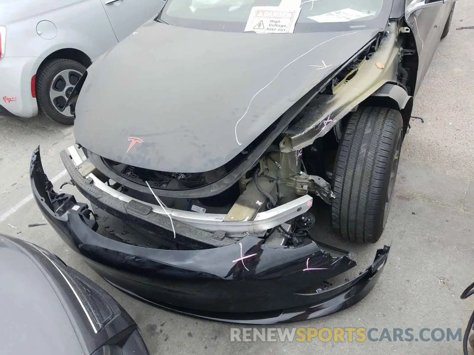 9 Photograph of a damaged car 5YJ3E1EA3KF306894 TESLA MODEL 3 2019