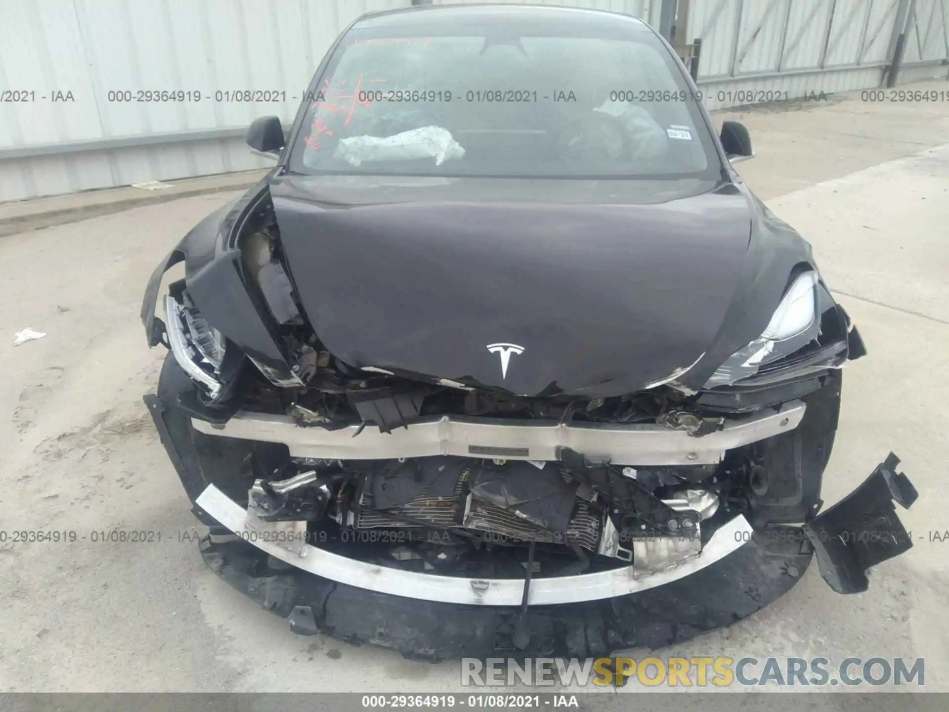 6 Photograph of a damaged car 5YJ3E1EA3KF307141 TESLA MODEL 3 2019