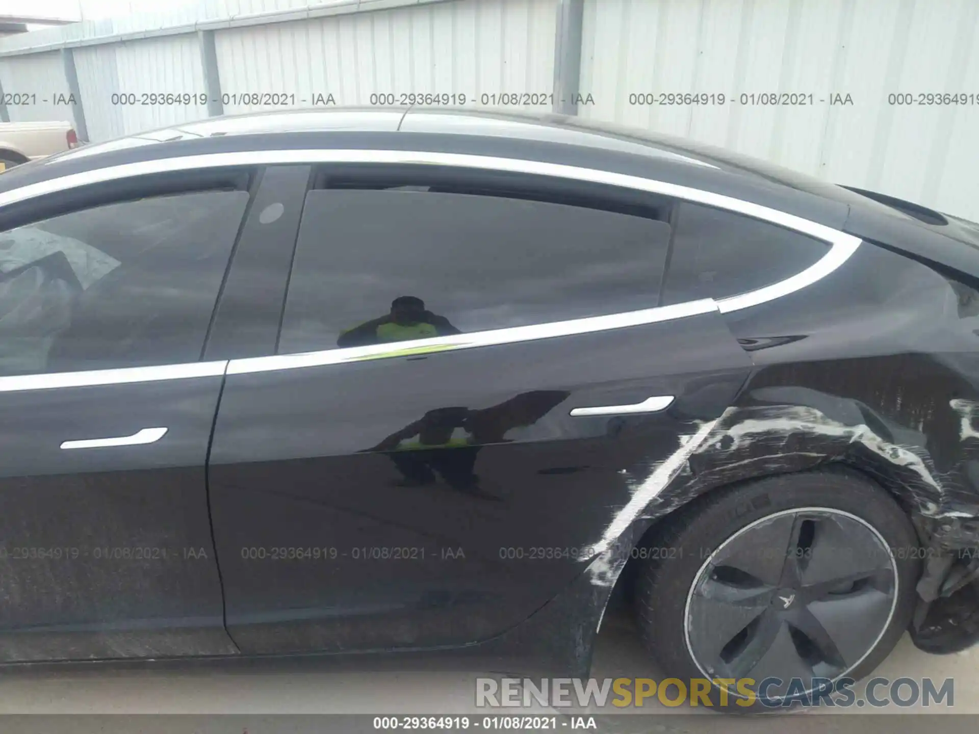 8 Photograph of a damaged car 5YJ3E1EA3KF307141 TESLA MODEL 3 2019