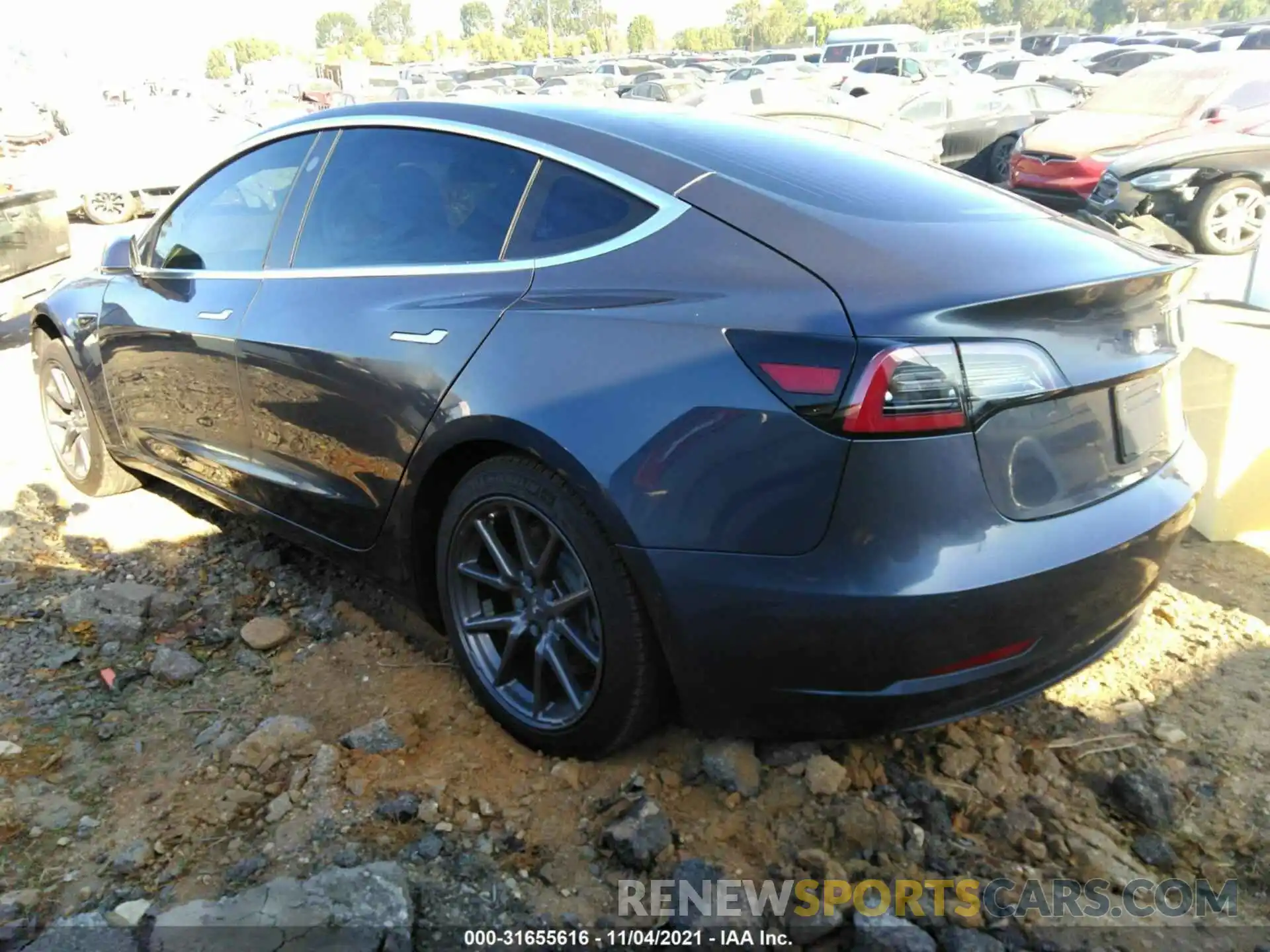 3 Photograph of a damaged car 5YJ3E1EA3KF308239 TESLA MODEL 3 2019