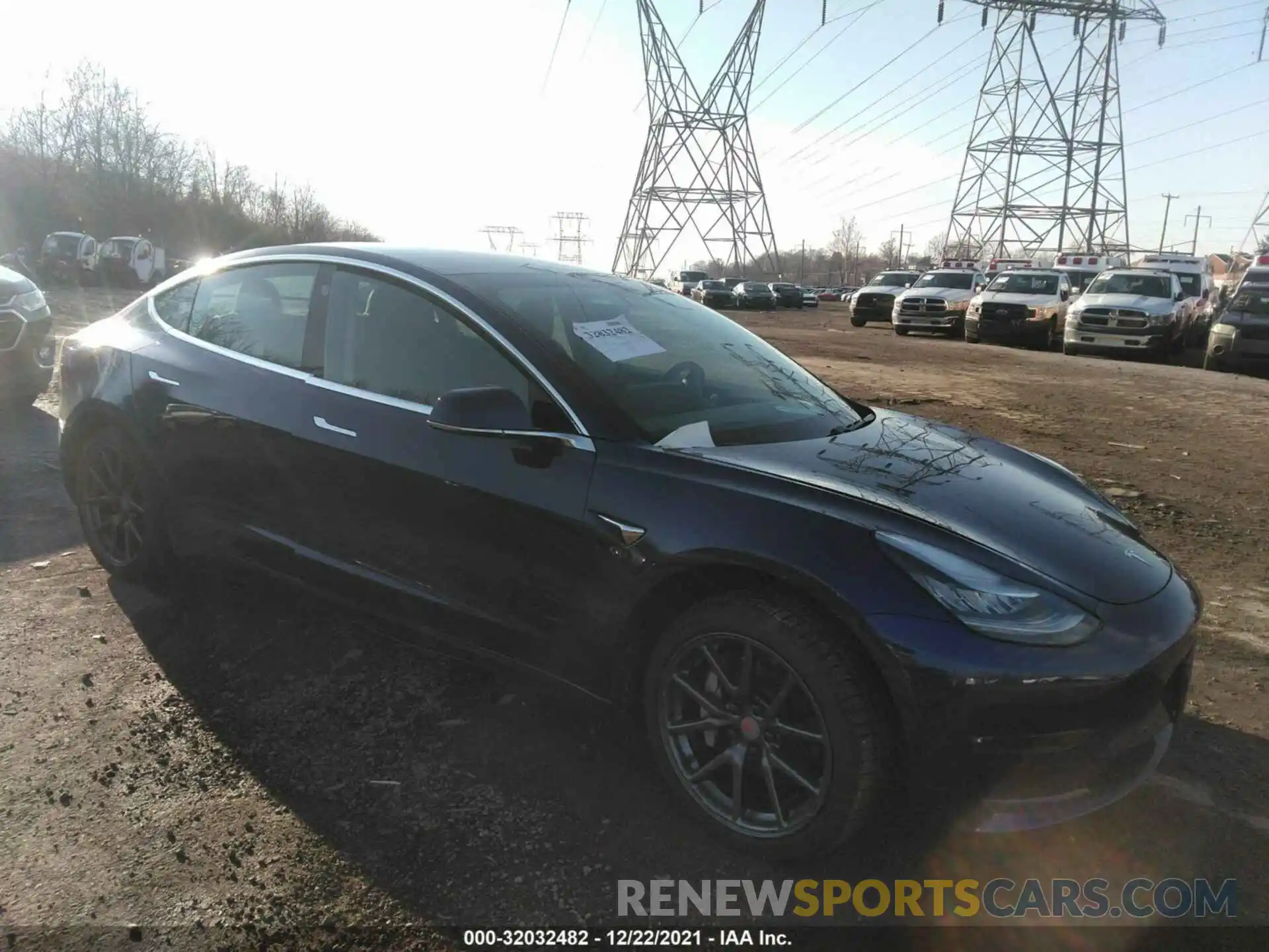 1 Photograph of a damaged car 5YJ3E1EA3KF309276 TESLA MODEL 3 2019