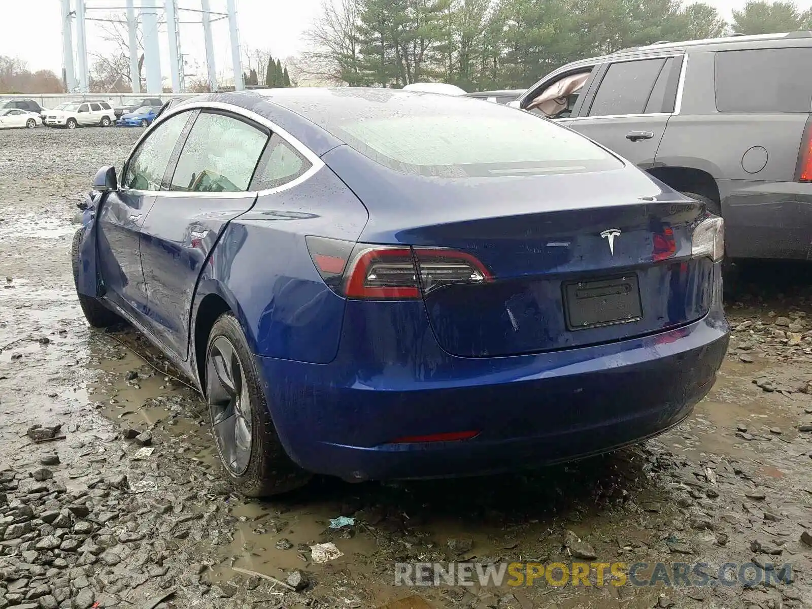 3 Photograph of a damaged car 5YJ3E1EA3KF309312 TESLA MODEL 3 2019