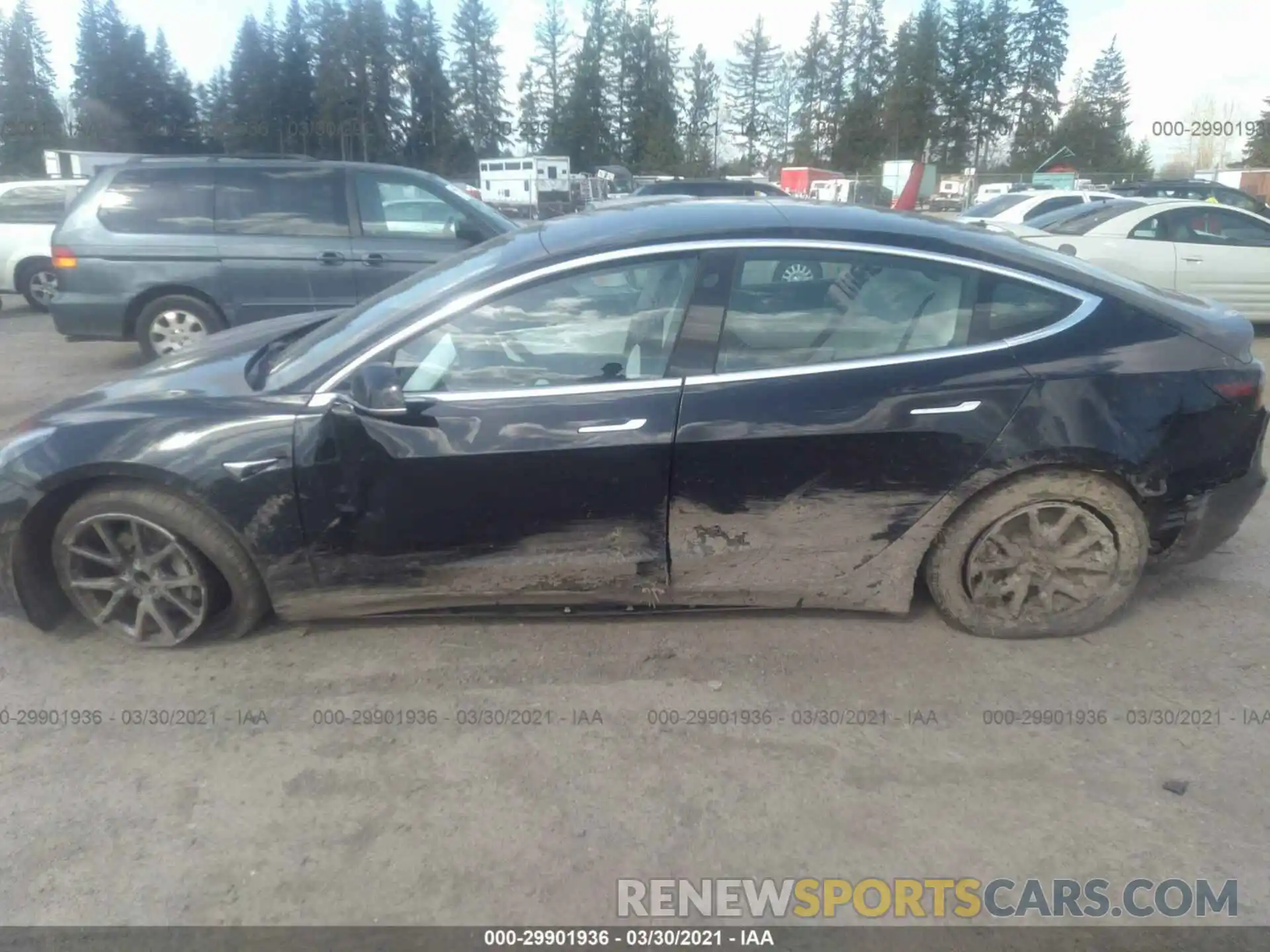 6 Photograph of a damaged car 5YJ3E1EA3KF312002 TESLA MODEL 3 2019