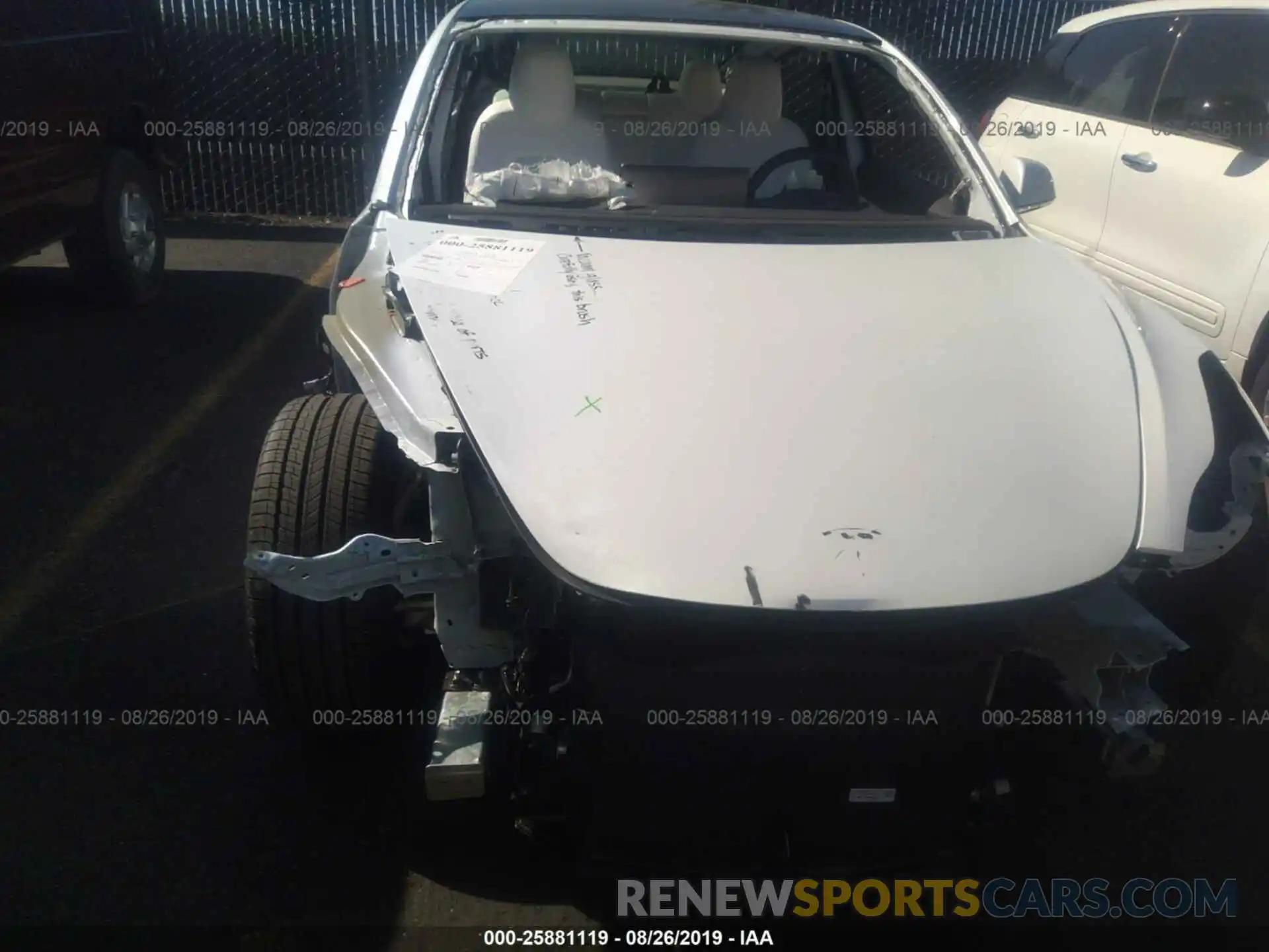 6 Photograph of a damaged car 5YJ3E1EA3KF312498 TESLA MODEL 3 2019