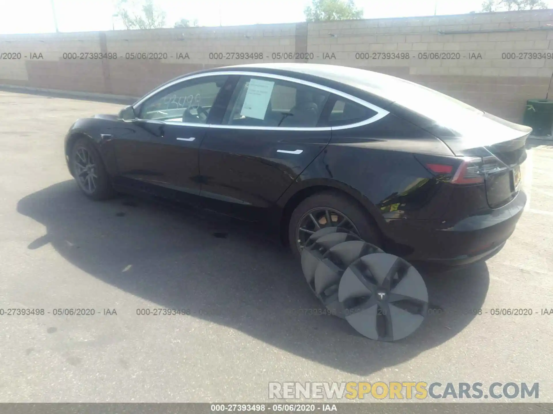 3 Photograph of a damaged car 5YJ3E1EA3KF313490 TESLA MODEL 3 2019