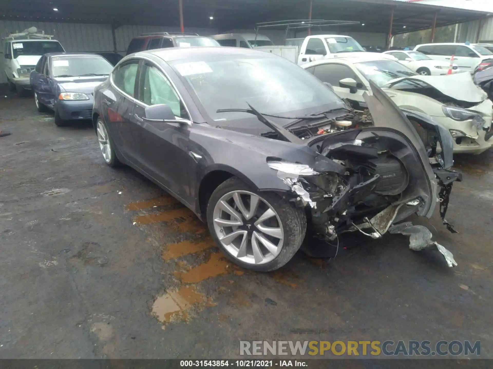 6 Photograph of a damaged car 5YJ3E1EA3KF314414 TESLA MODEL 3 2019