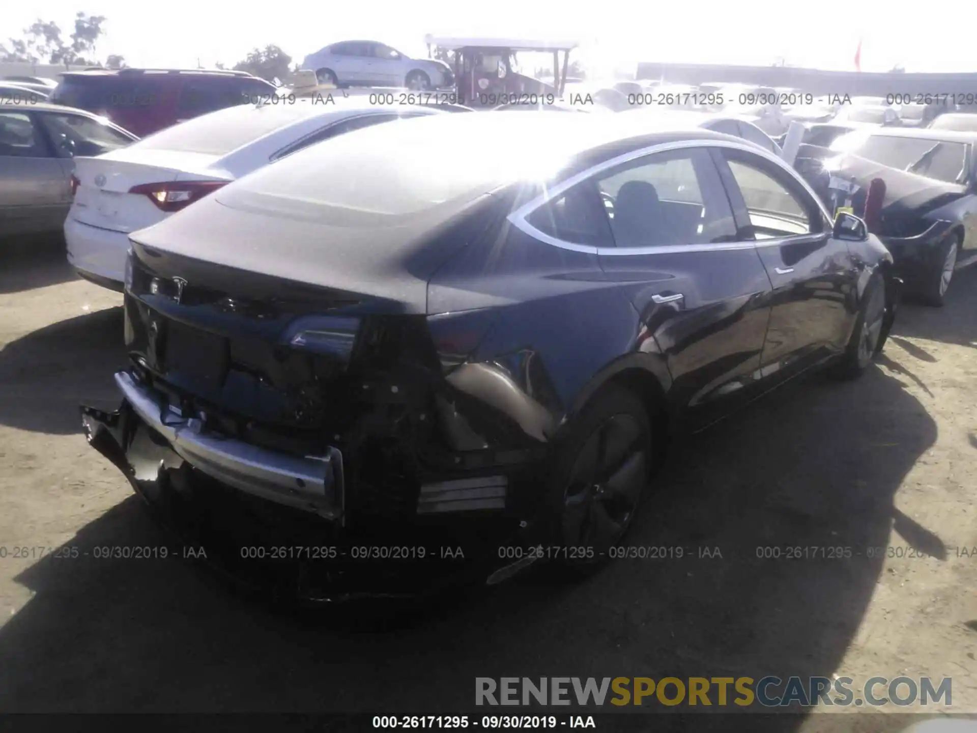 4 Photograph of a damaged car 5YJ3E1EA3KF316857 TESLA MODEL 3 2019