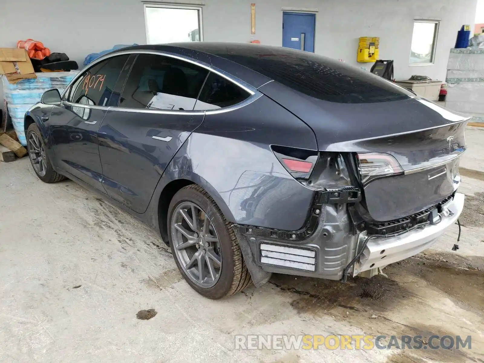 3 Photograph of a damaged car 5YJ3E1EA3KF317166 TESLA MODEL 3 2019