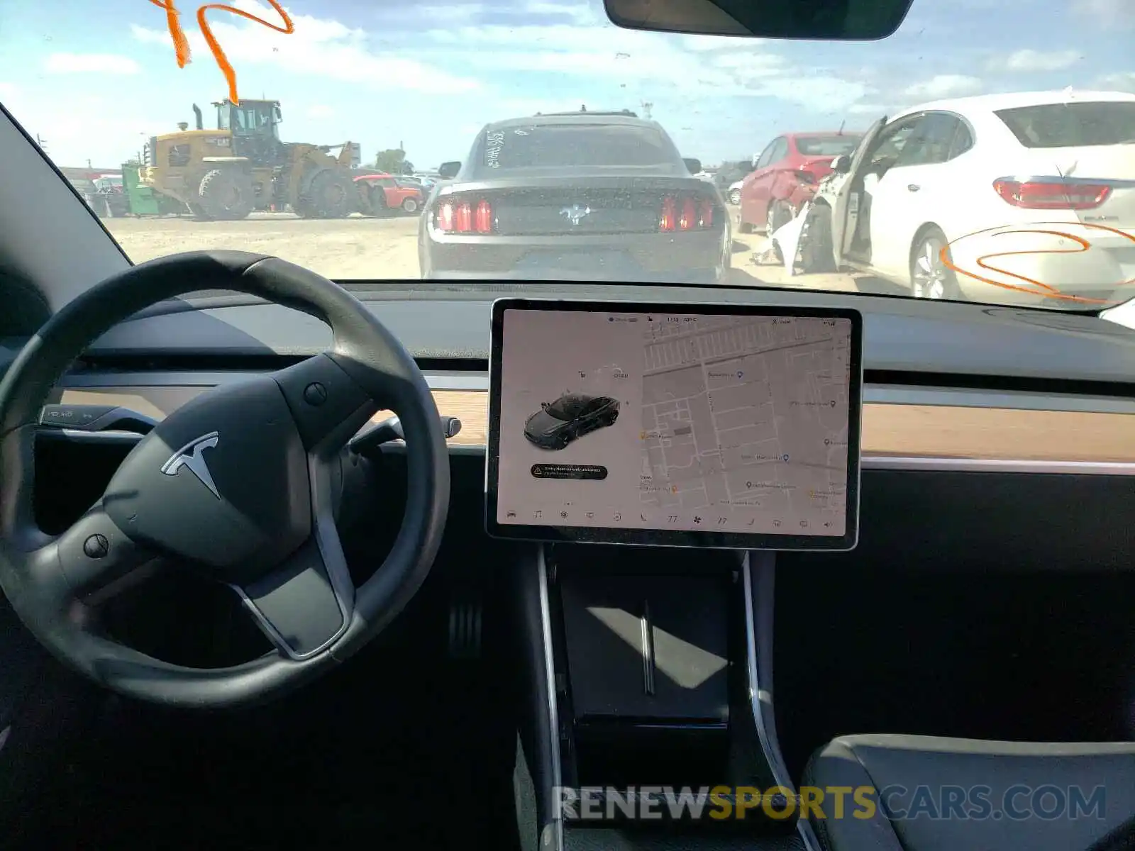 9 Photograph of a damaged car 5YJ3E1EA3KF317166 TESLA MODEL 3 2019