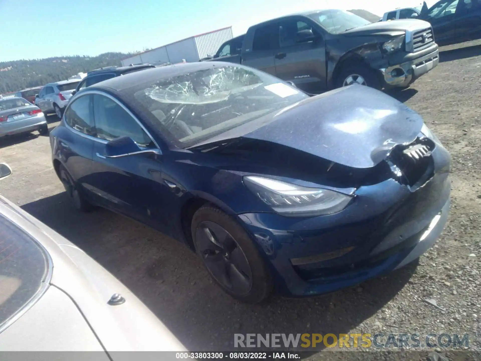 1 Photograph of a damaged car 5YJ3E1EA3KF317362 TESLA MODEL 3 2019