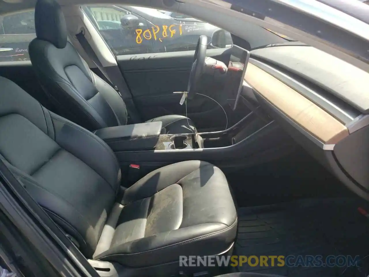 5 Photograph of a damaged car 5YJ3E1EA3KF324313 TESLA MODEL 3 2019