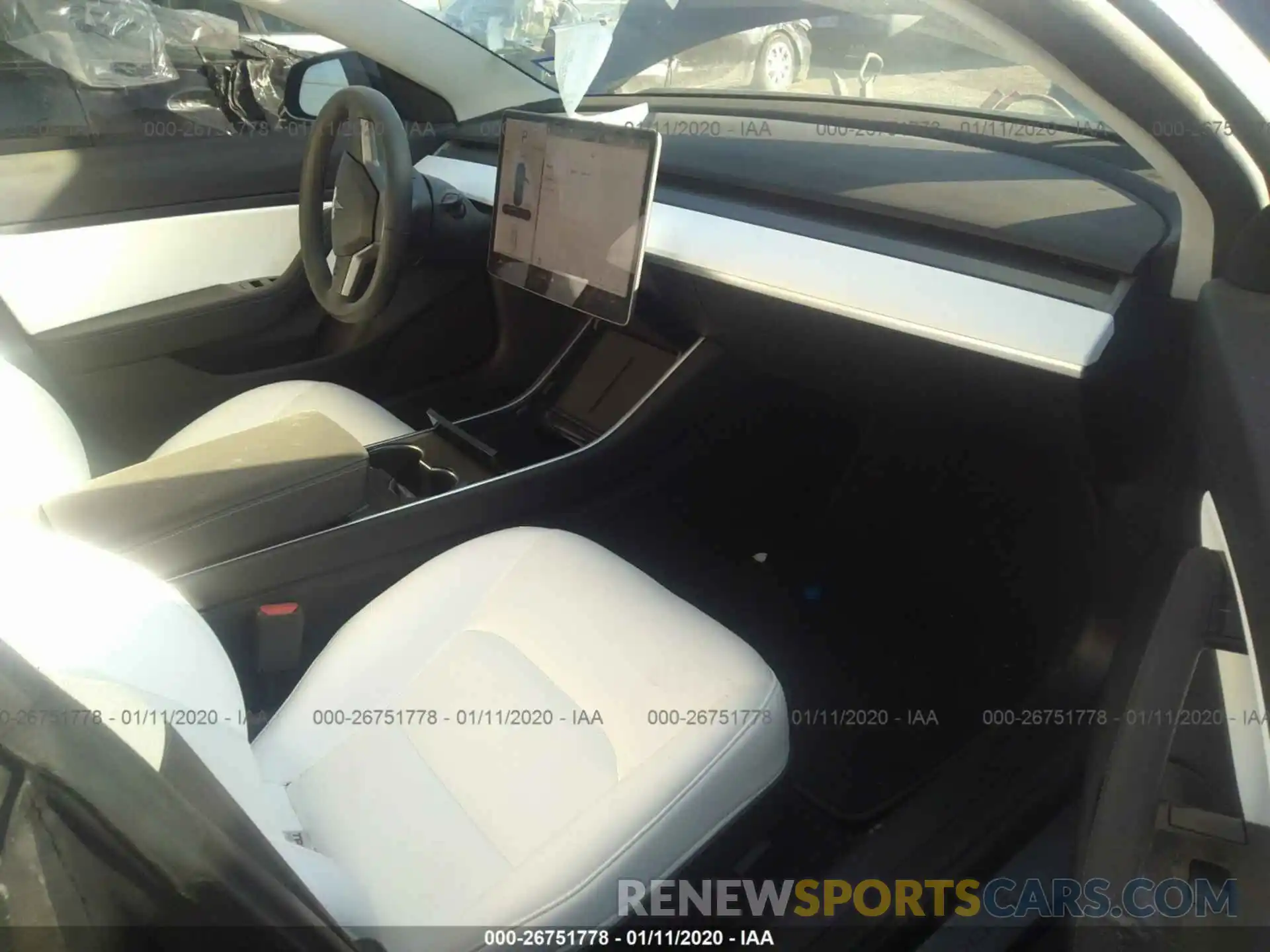 5 Photograph of a damaged car 5YJ3E1EA3KF324439 TESLA MODEL 3 2019