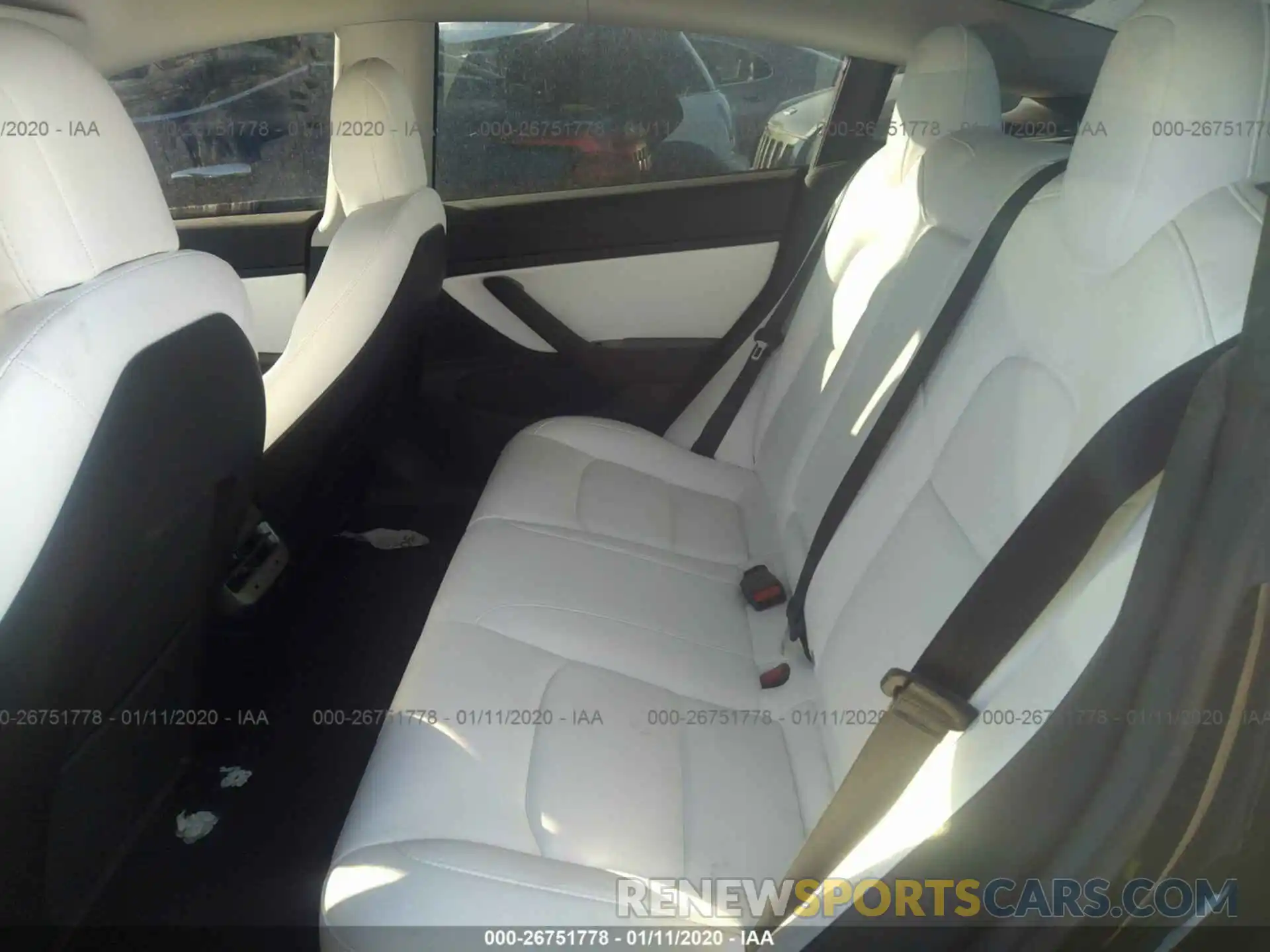 8 Photograph of a damaged car 5YJ3E1EA3KF324439 TESLA MODEL 3 2019