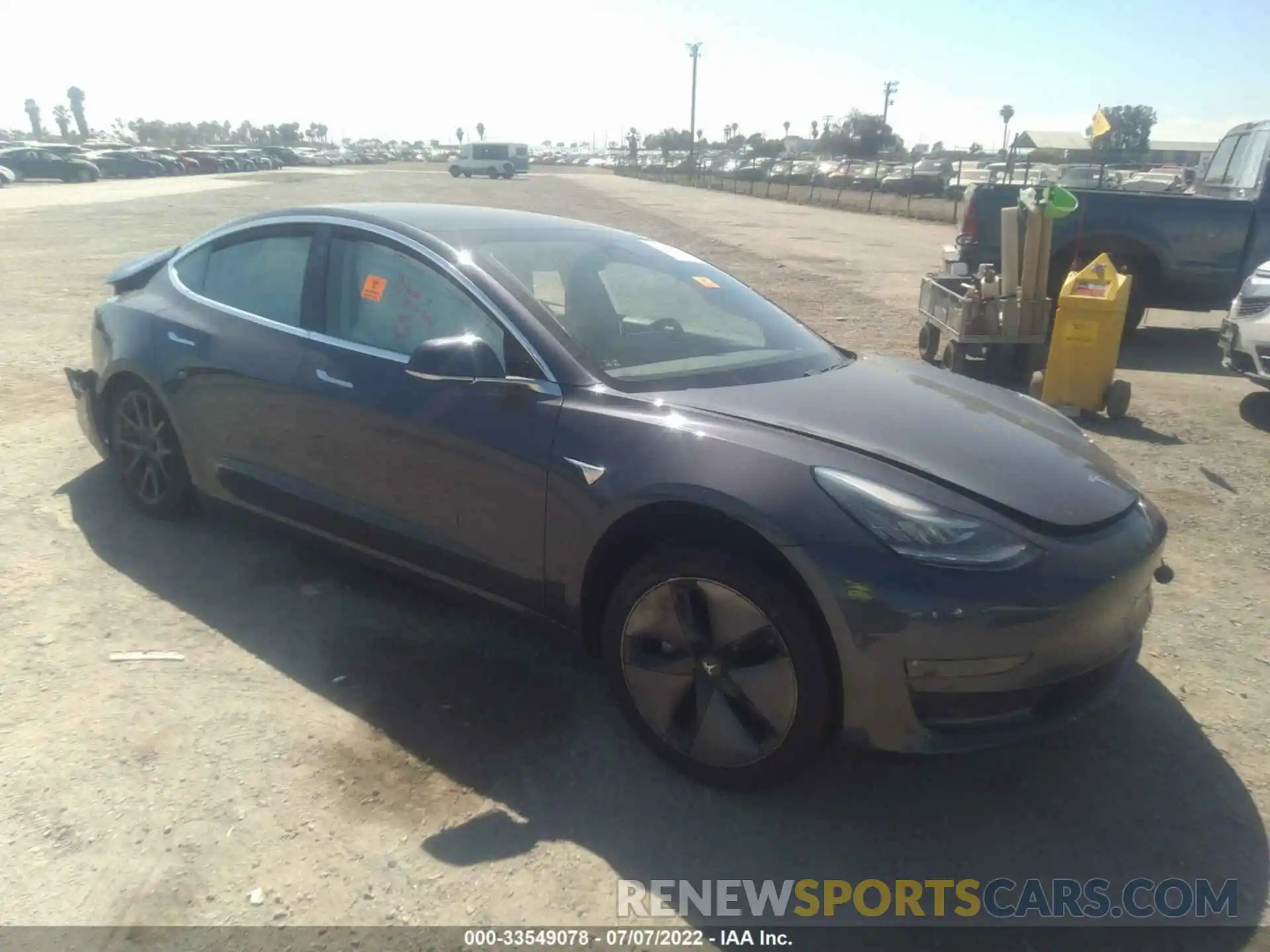 1 Фотография поврежденного автомобиля 5YJ3E1EA3KF325736 TESLA MODEL 3 2019