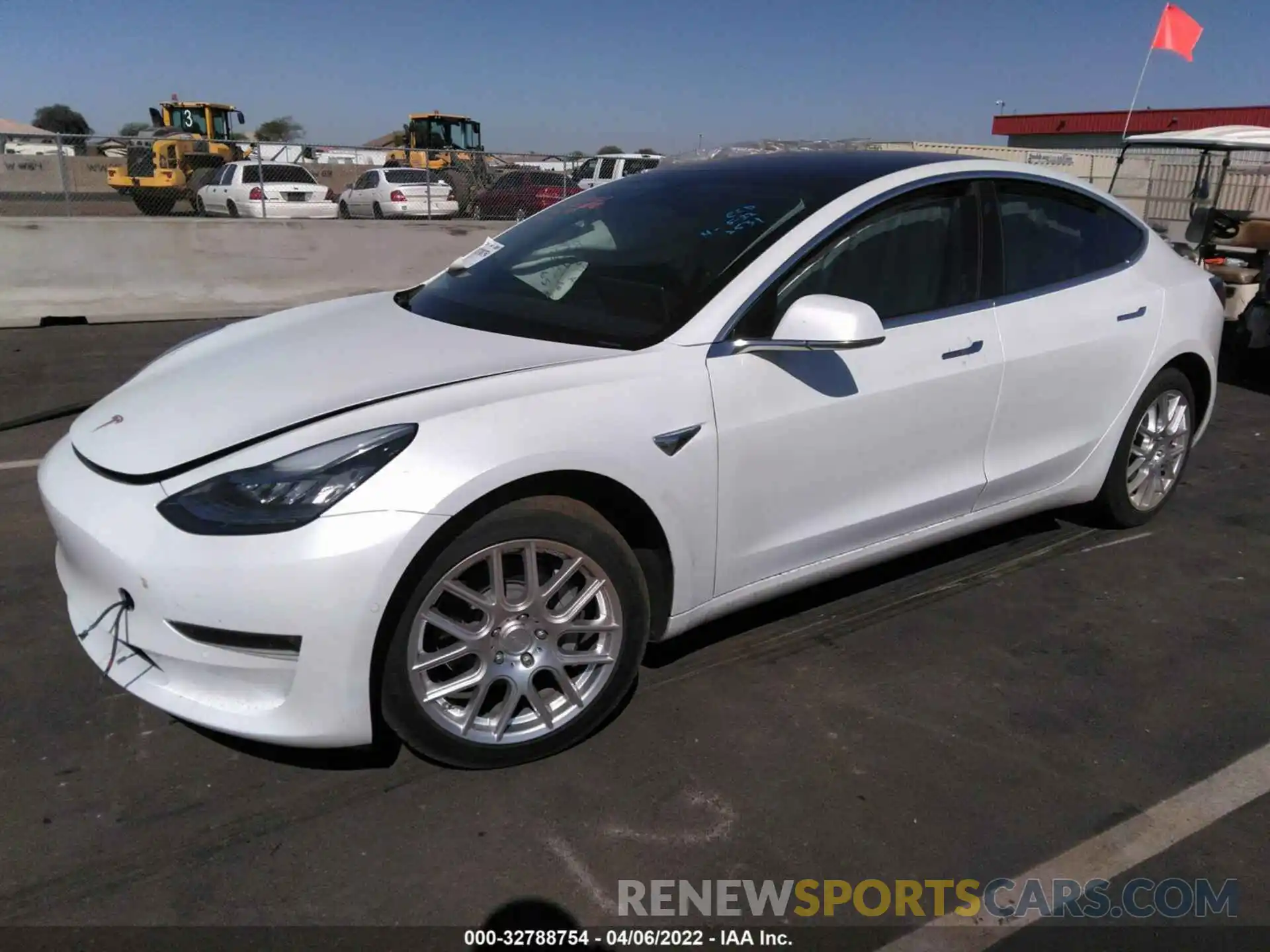 2 Фотография поврежденного автомобиля 5YJ3E1EA3KF326529 TESLA MODEL 3 2019