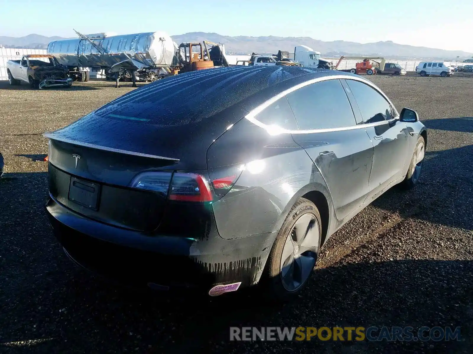 4 Photograph of a damaged car 5YJ3E1EA3KF330953 TESLA MODEL 3 2019