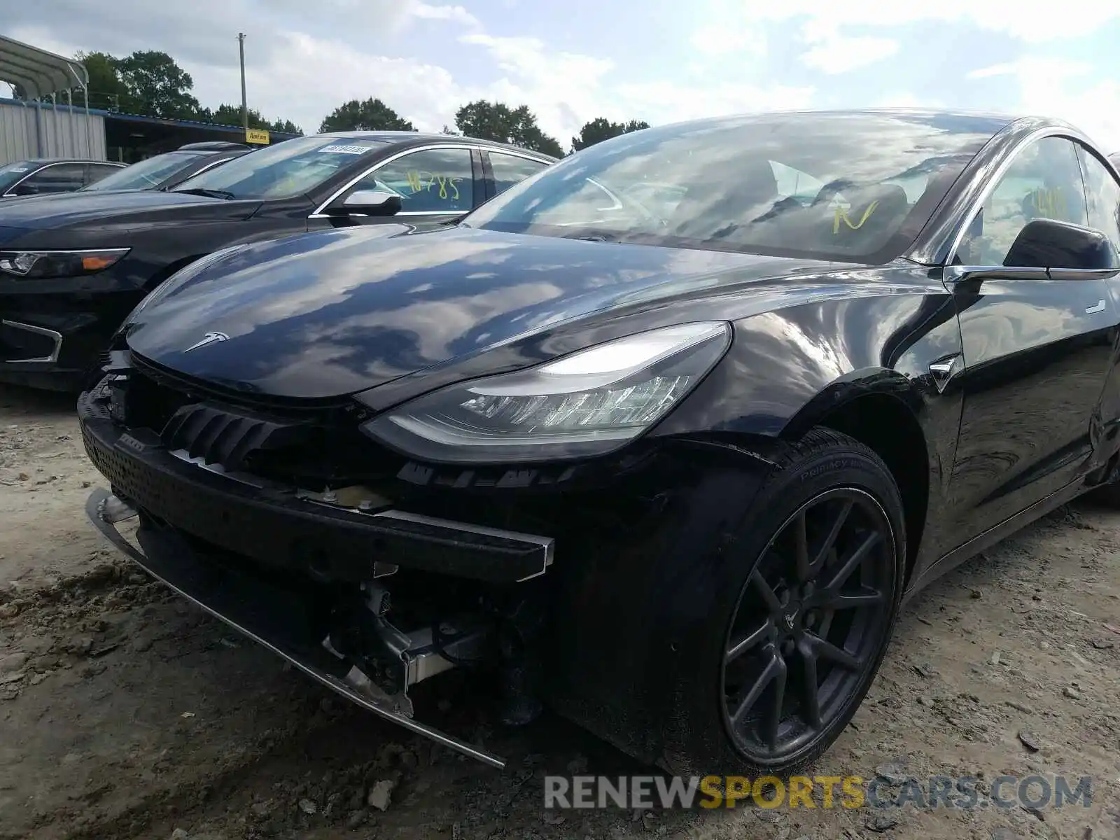 9 Photograph of a damaged car 5YJ3E1EA3KF337630 TESLA MODEL 3 2019