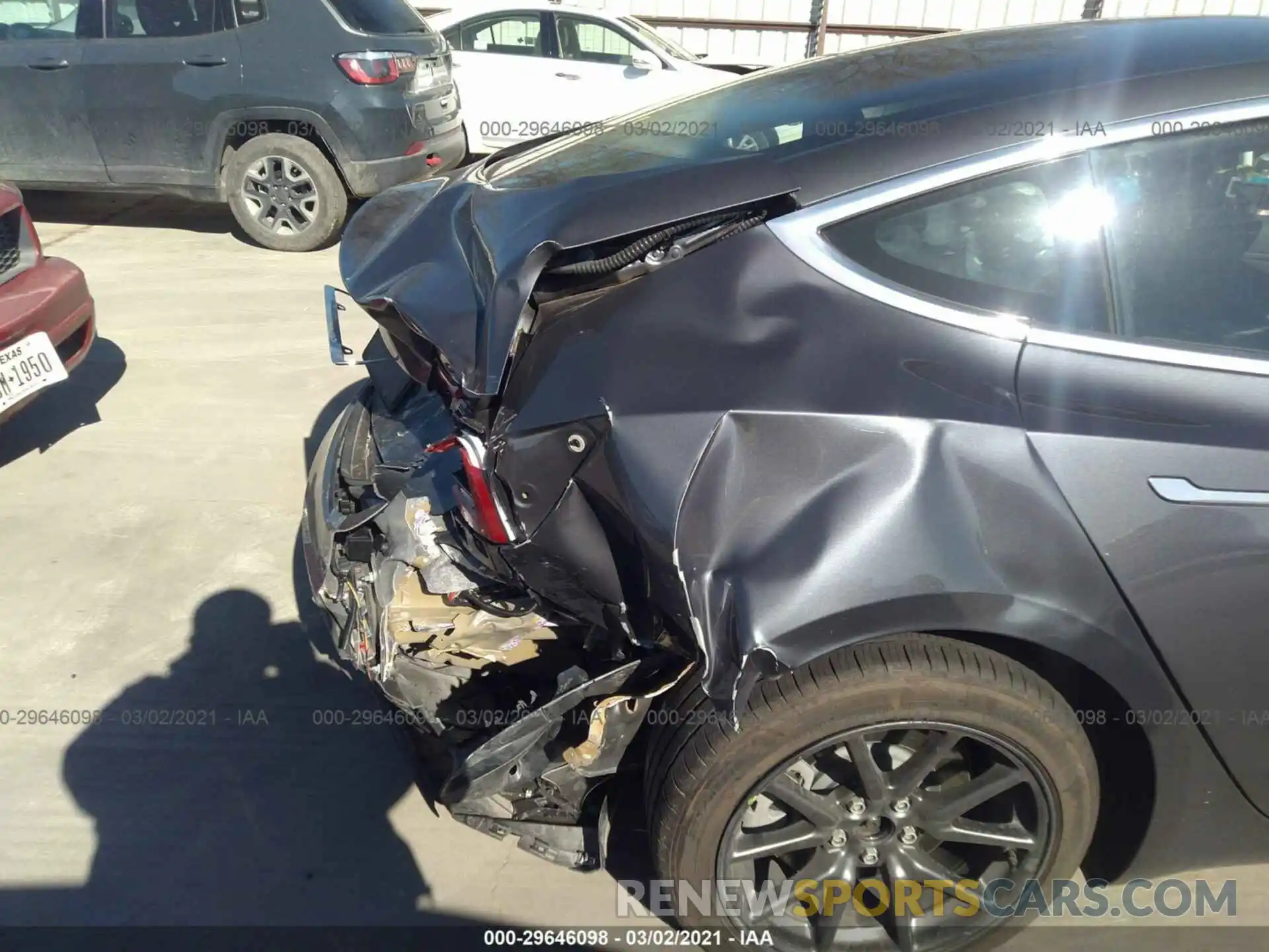 6 Photograph of a damaged car 5YJ3E1EA3KF338180 TESLA MODEL 3 2019