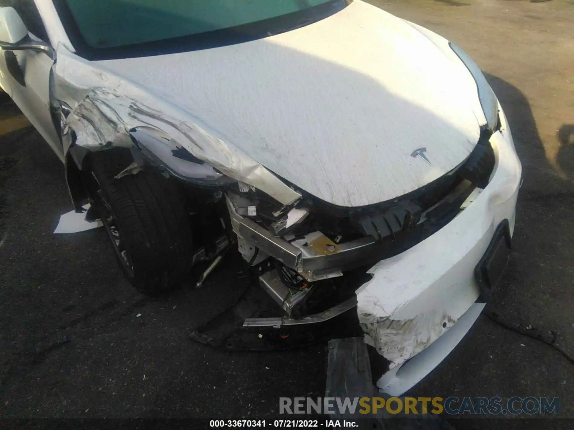 6 Photograph of a damaged car 5YJ3E1EA3KF345050 TESLA MODEL 3 2019