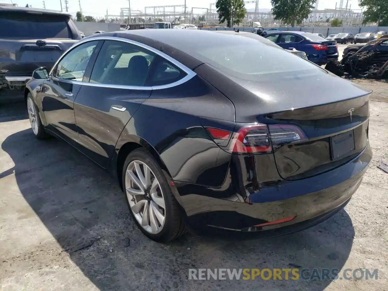 3 Фотография поврежденного автомобиля 5YJ3E1EA3KF357442 TESLA MODEL 3 2019