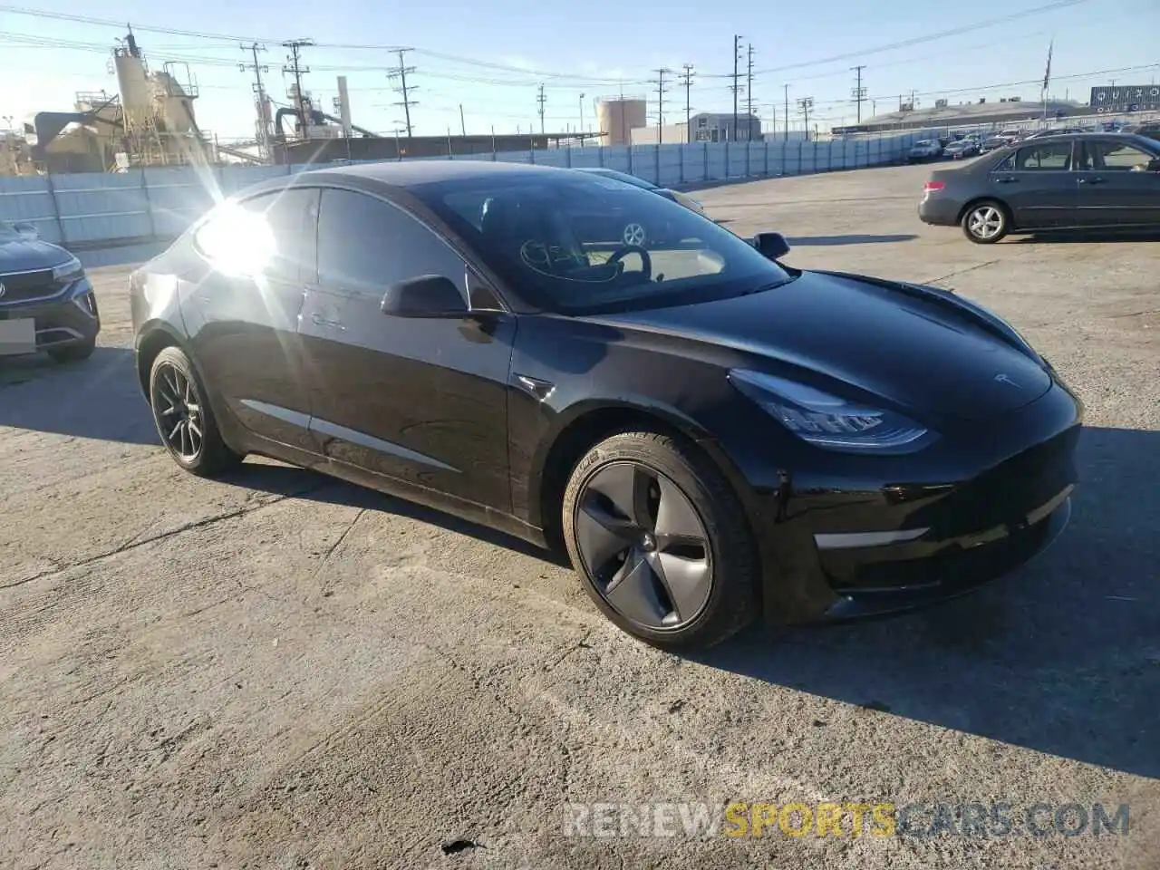 1 Photograph of a damaged car 5YJ3E1EA3KF361829 TESLA MODEL 3 2019