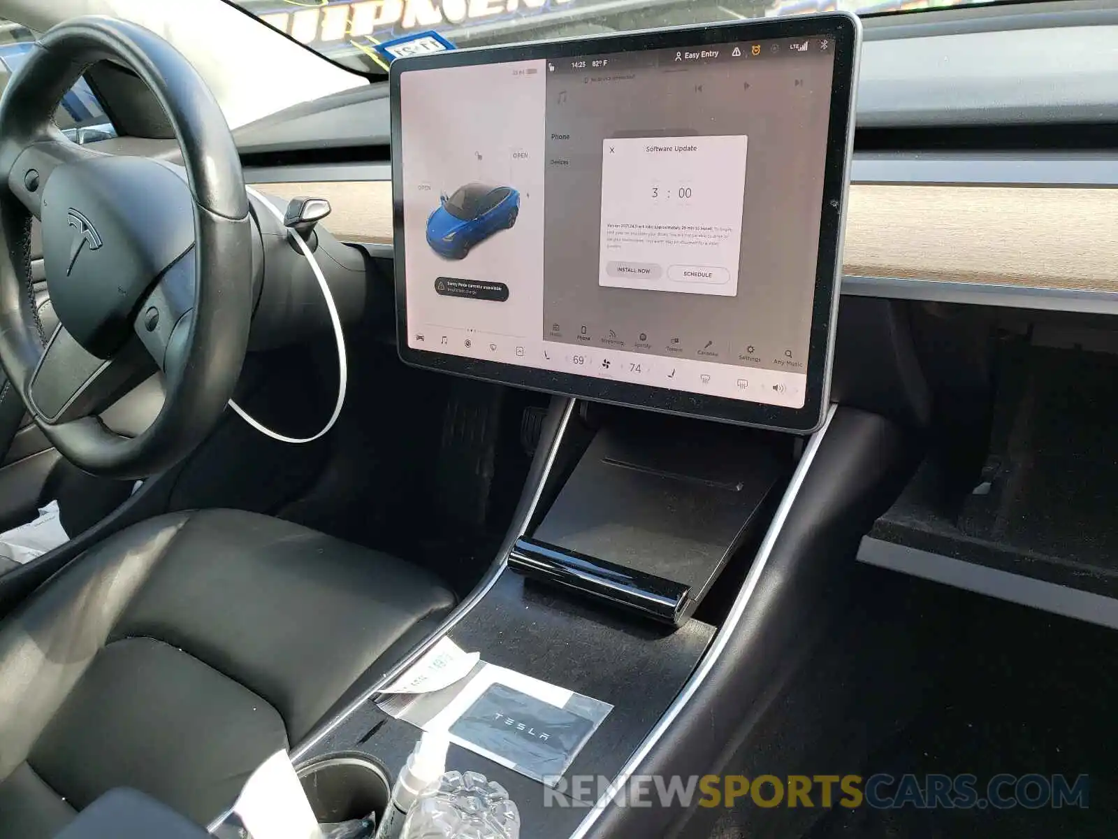 9 Photograph of a damaged car 5YJ3E1EA3KF362690 TESLA MODEL 3 2019