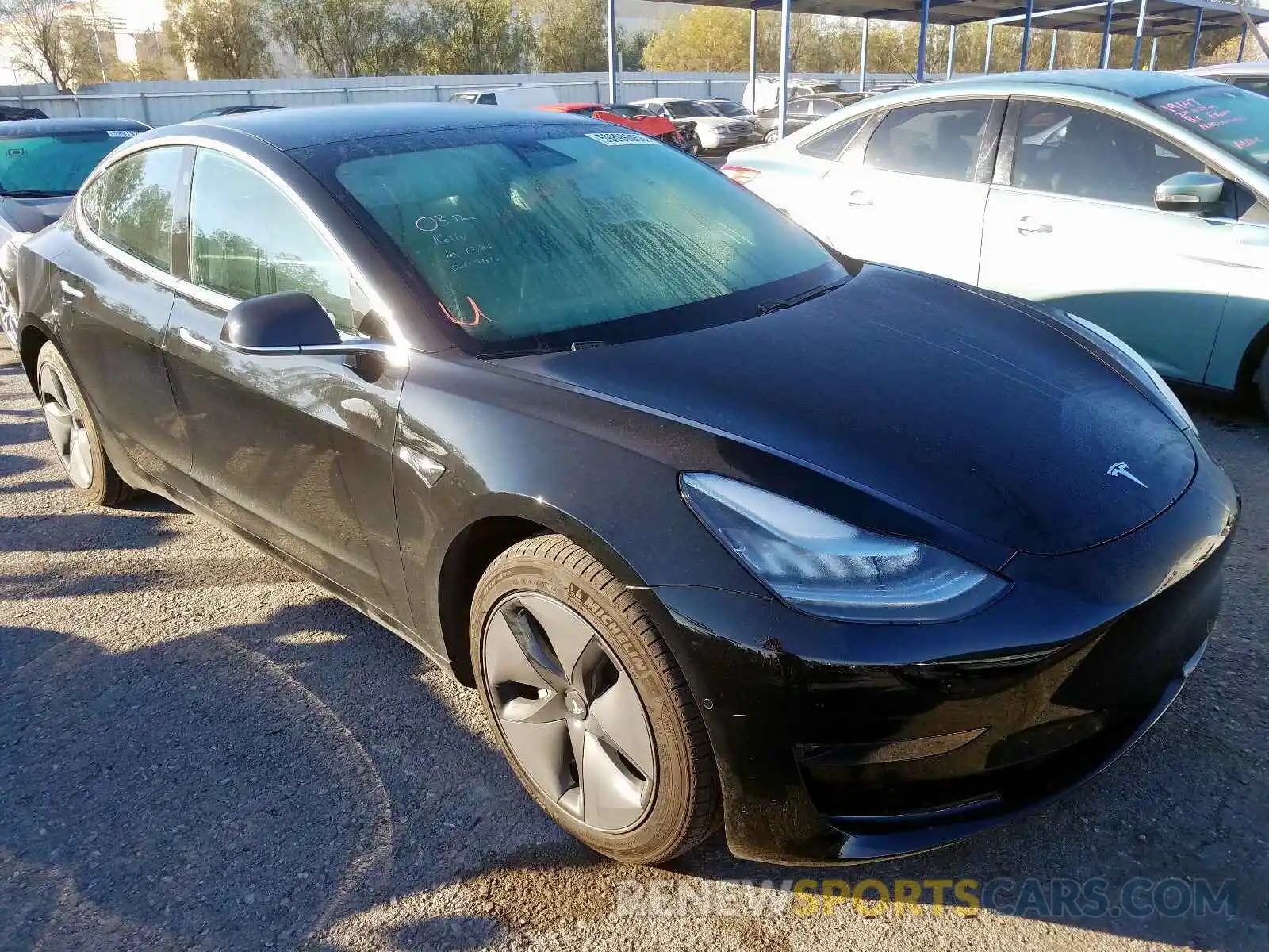 1 Photograph of a damaged car 5YJ3E1EA3KF394622 TESLA MODEL 3 2019