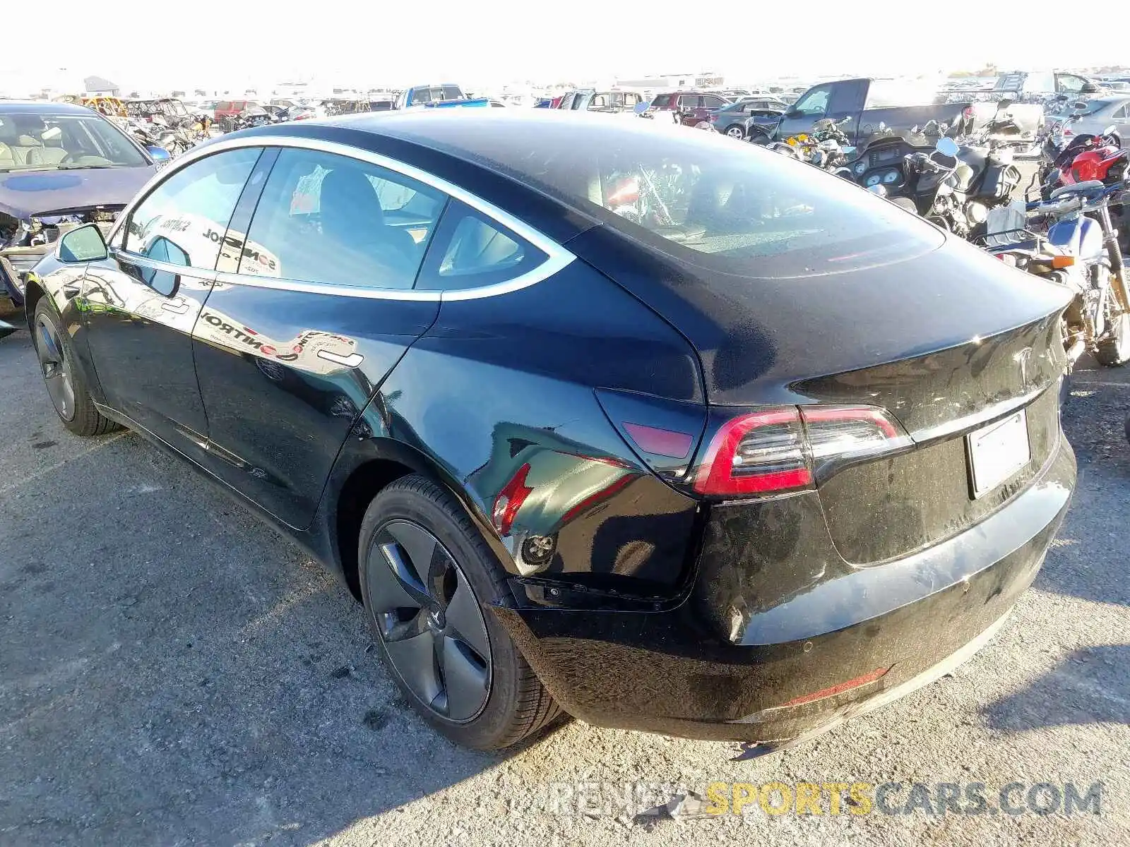 3 Photograph of a damaged car 5YJ3E1EA3KF394622 TESLA MODEL 3 2019