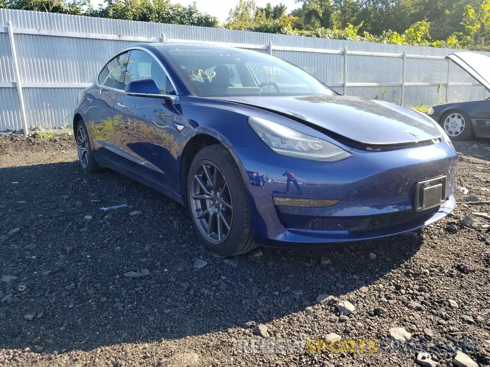 1 Photograph of a damaged car 5YJ3E1EA3KF396886 TESLA MODEL 3 2019