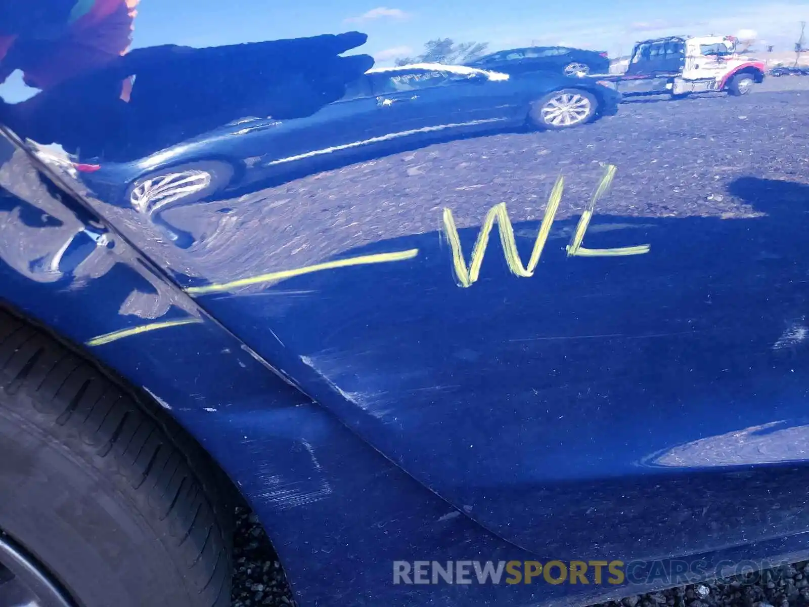 9 Photograph of a damaged car 5YJ3E1EA3KF396886 TESLA MODEL 3 2019