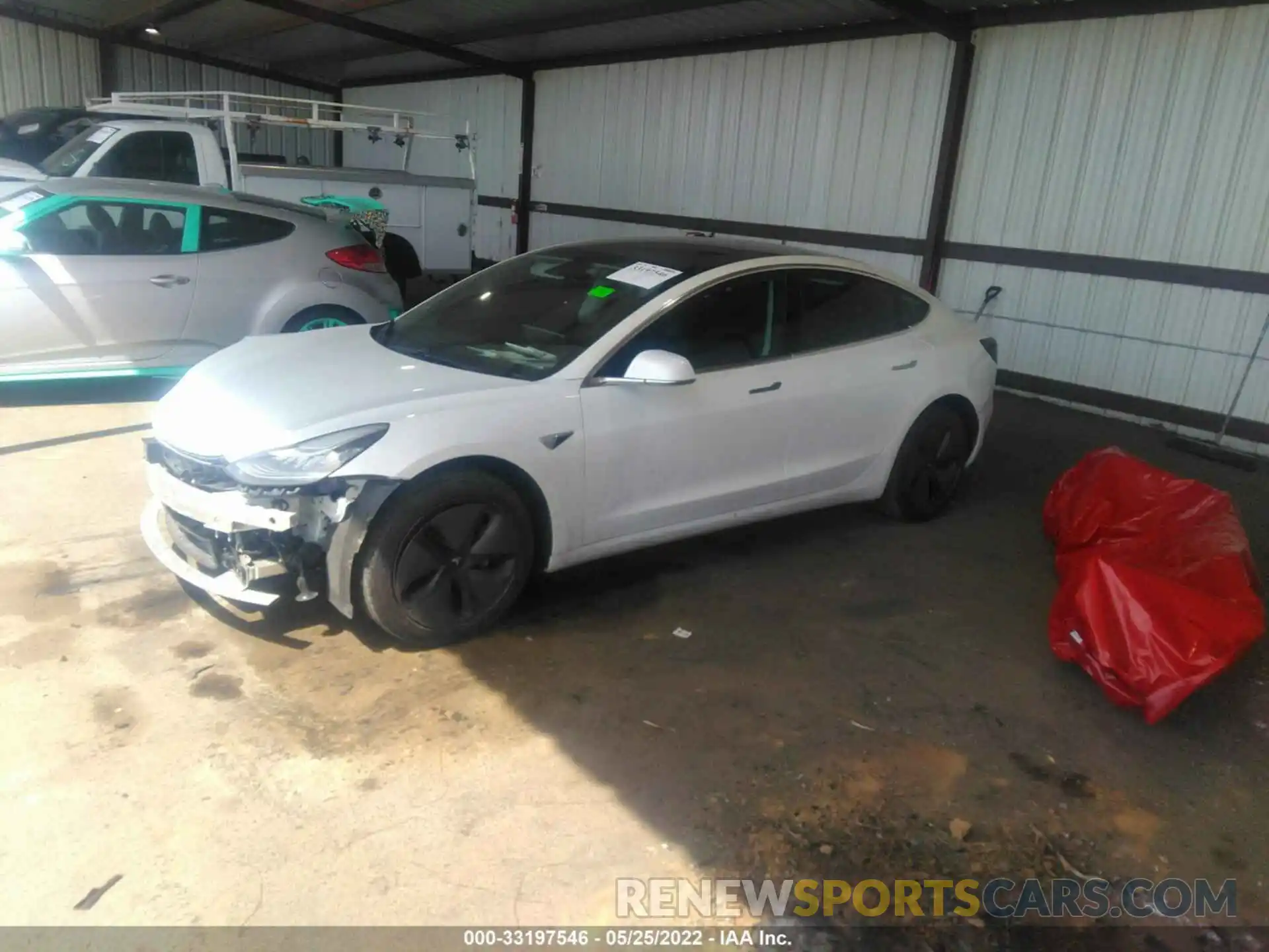 2 Photograph of a damaged car 5YJ3E1EA3KF397021 TESLA MODEL 3 2019