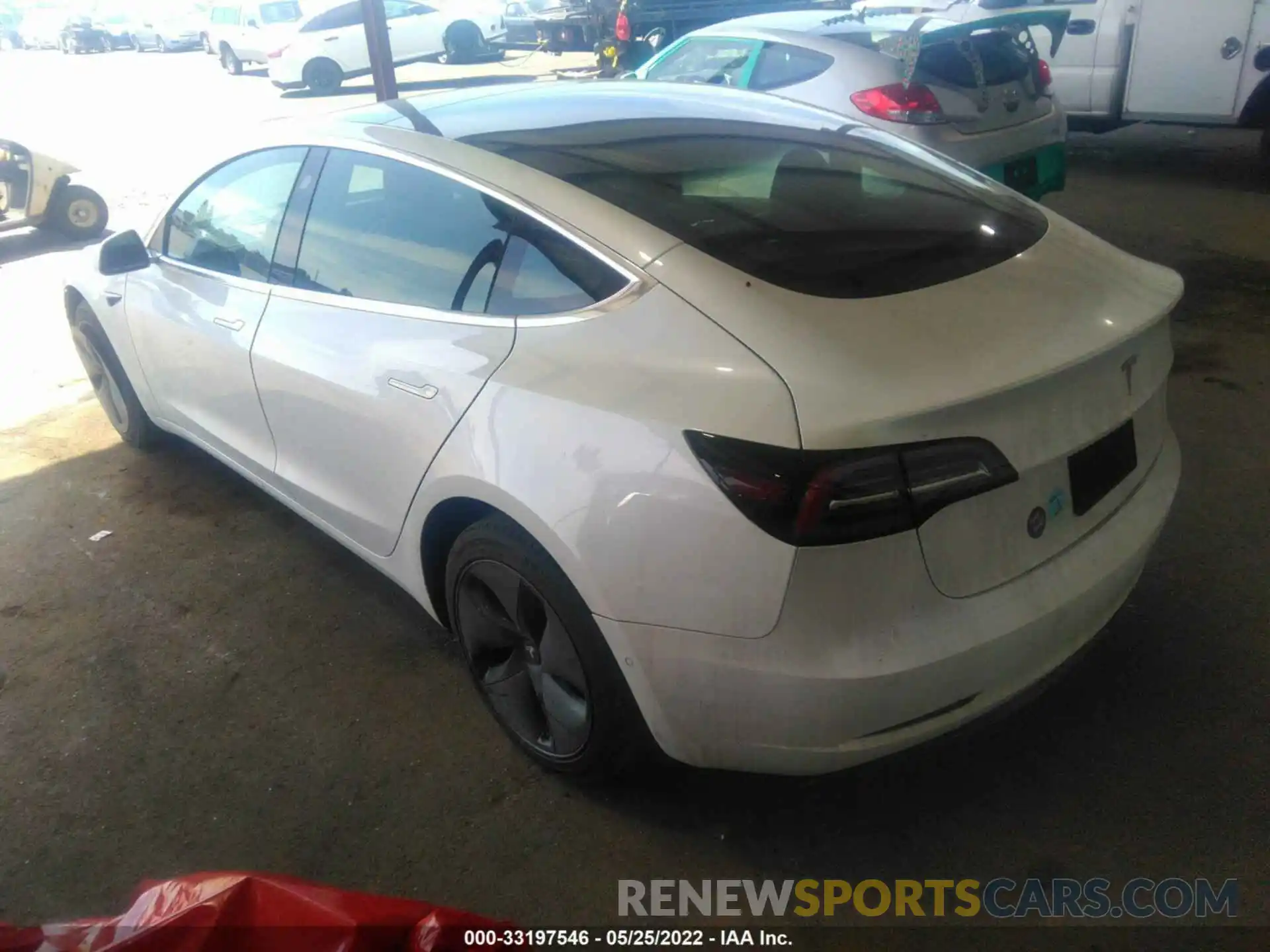 3 Photograph of a damaged car 5YJ3E1EA3KF397021 TESLA MODEL 3 2019