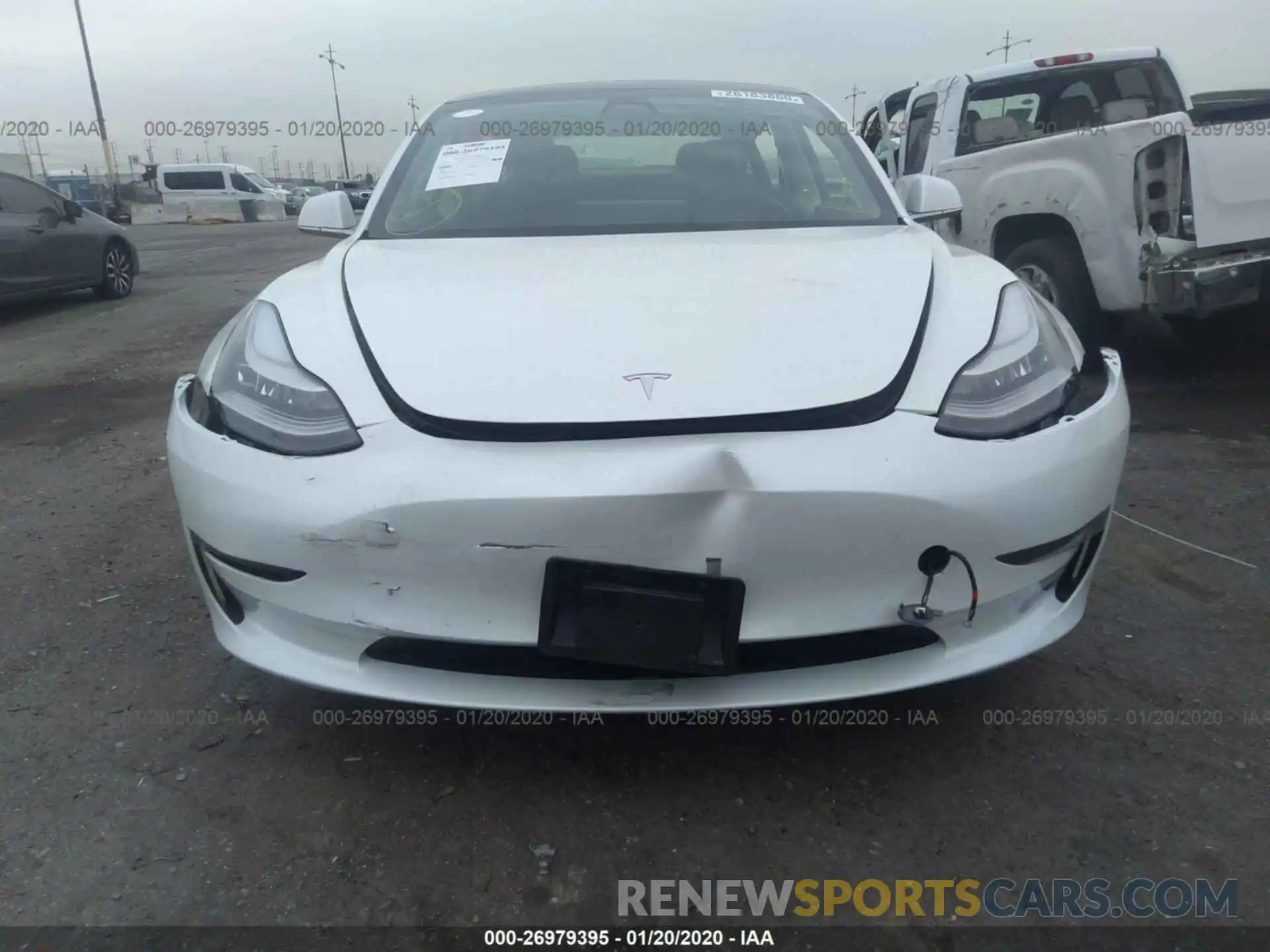 6 Photograph of a damaged car 5YJ3E1EA3KF397164 TESLA MODEL 3 2019