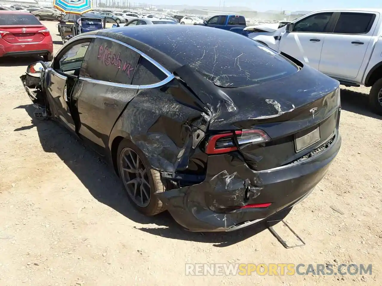 10 Photograph of a damaged car 5YJ3E1EA3KF398847 TESLA MODEL 3 2019