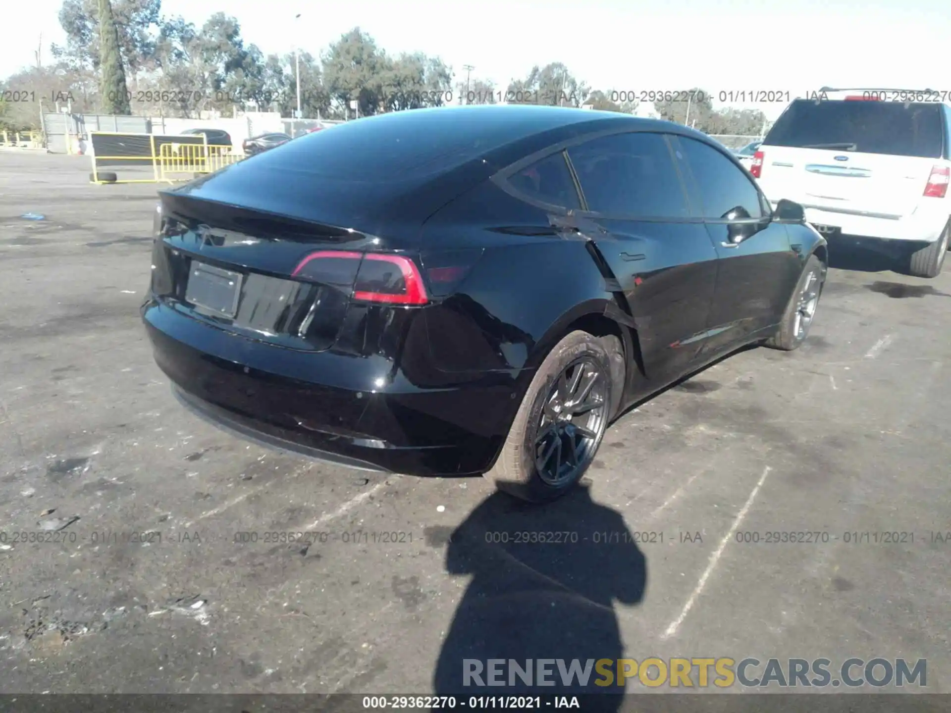 4 Photograph of a damaged car 5YJ3E1EA3KF399545 TESLA MODEL 3 2019