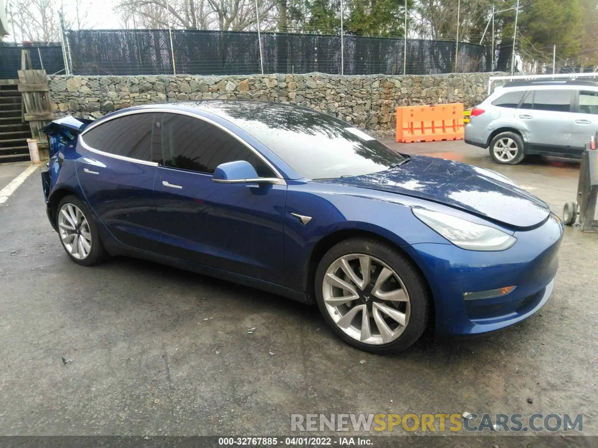 1 Photograph of a damaged car 5YJ3E1EA3KF402248 TESLA MODEL 3 2019