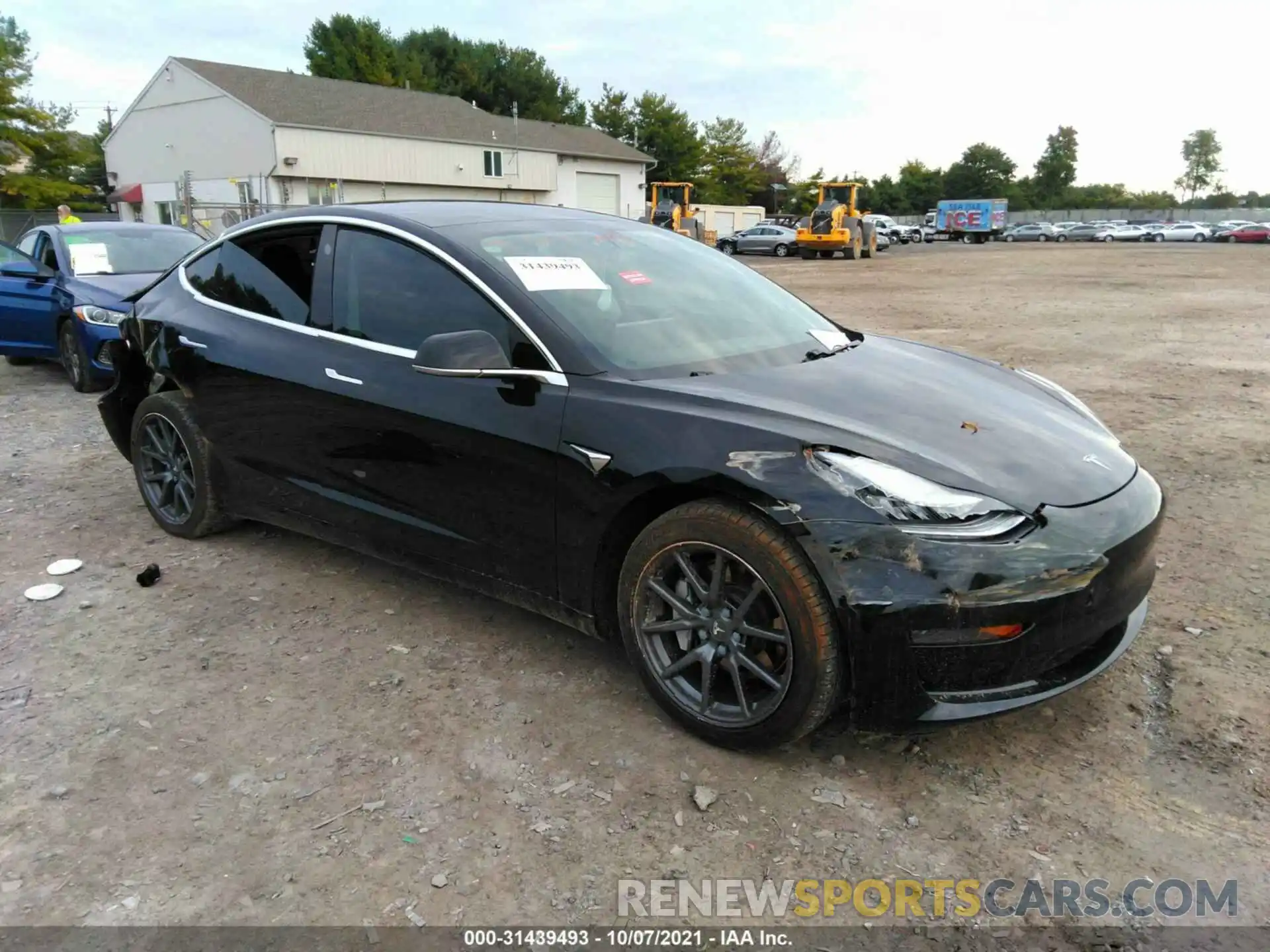 1 Photograph of a damaged car 5YJ3E1EA3KF410432 TESLA MODEL 3 2019