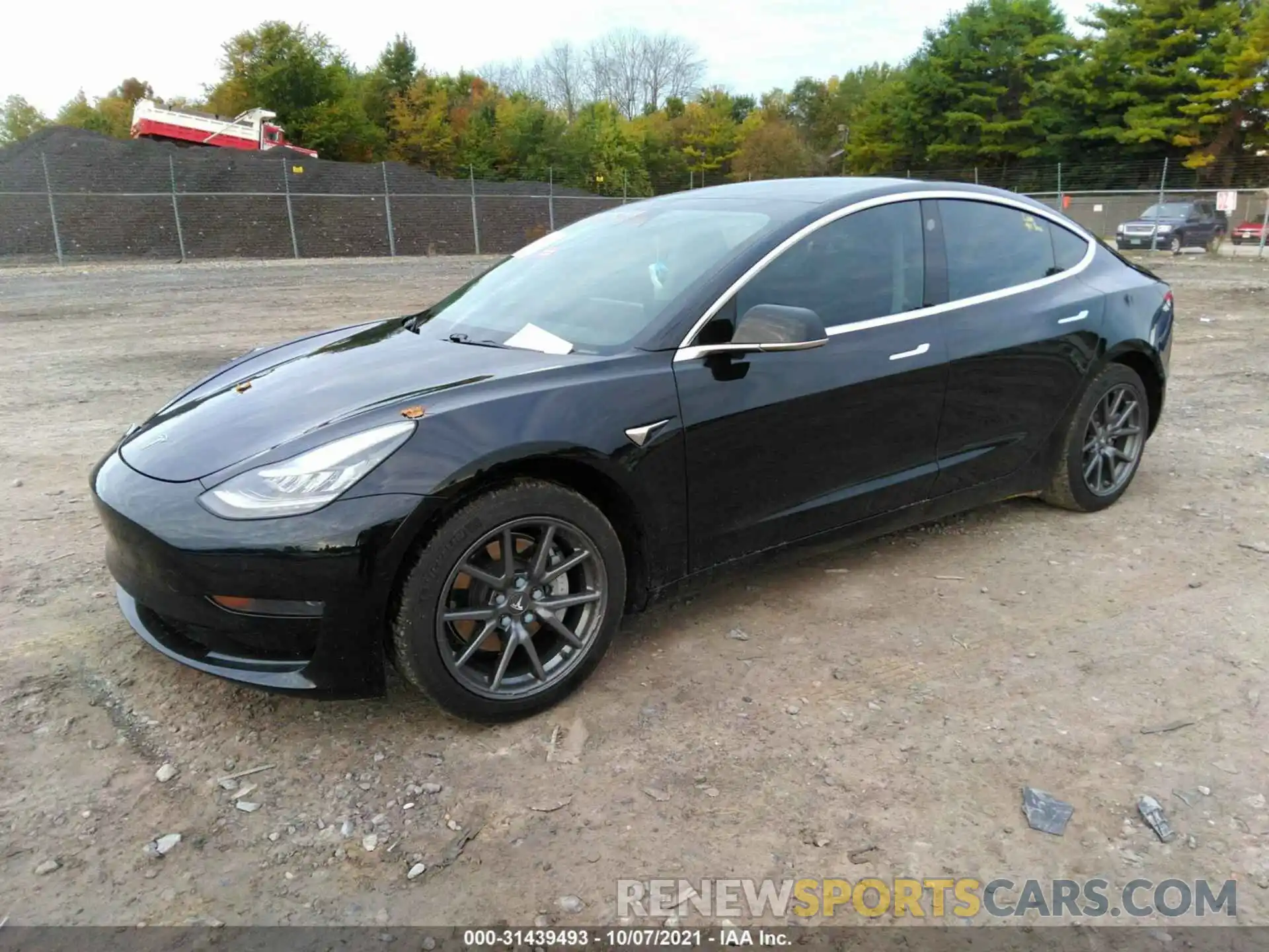 2 Photograph of a damaged car 5YJ3E1EA3KF410432 TESLA MODEL 3 2019