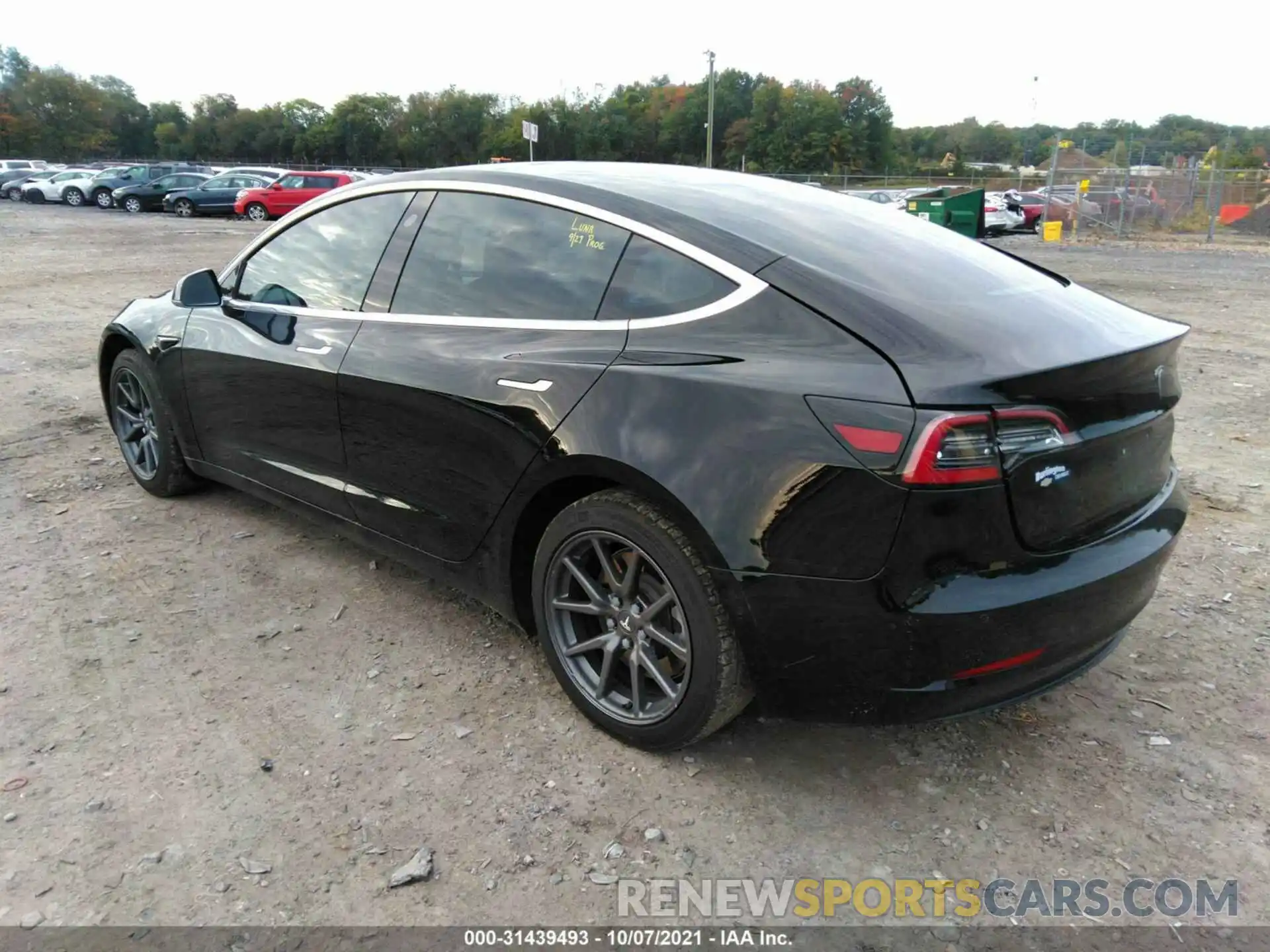 3 Photograph of a damaged car 5YJ3E1EA3KF410432 TESLA MODEL 3 2019