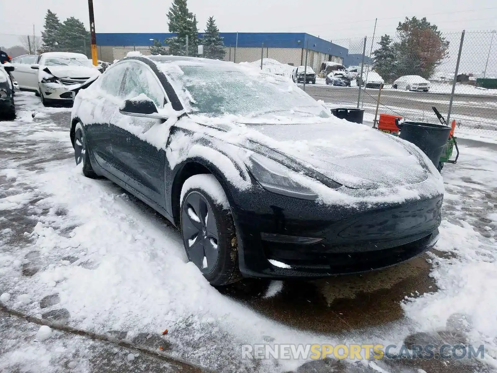 1 Фотография поврежденного автомобиля 5YJ3E1EA3KF410687 TESLA MODEL 3 2019