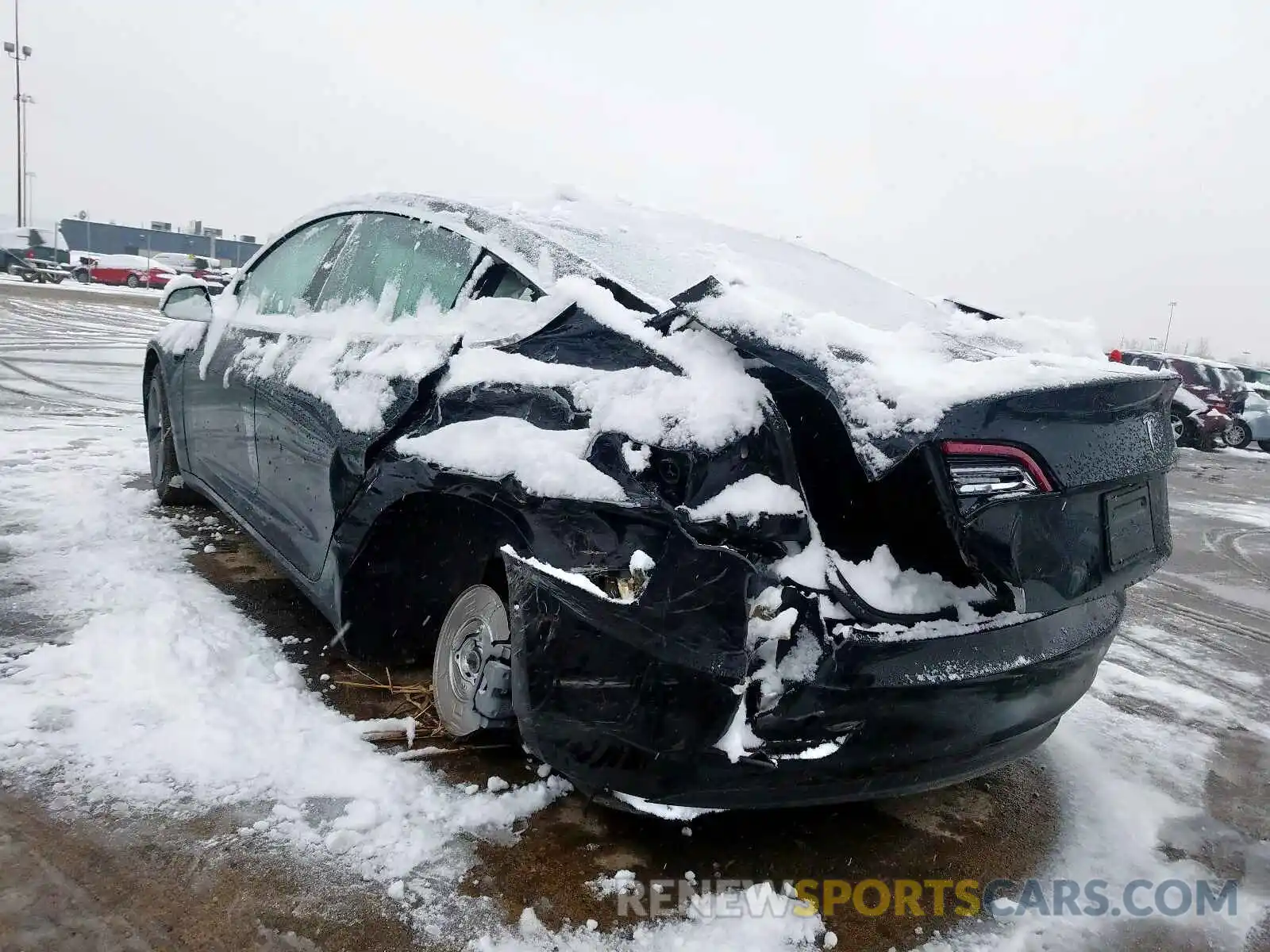 3 Photograph of a damaged car 5YJ3E1EA3KF410687 TESLA MODEL 3 2019