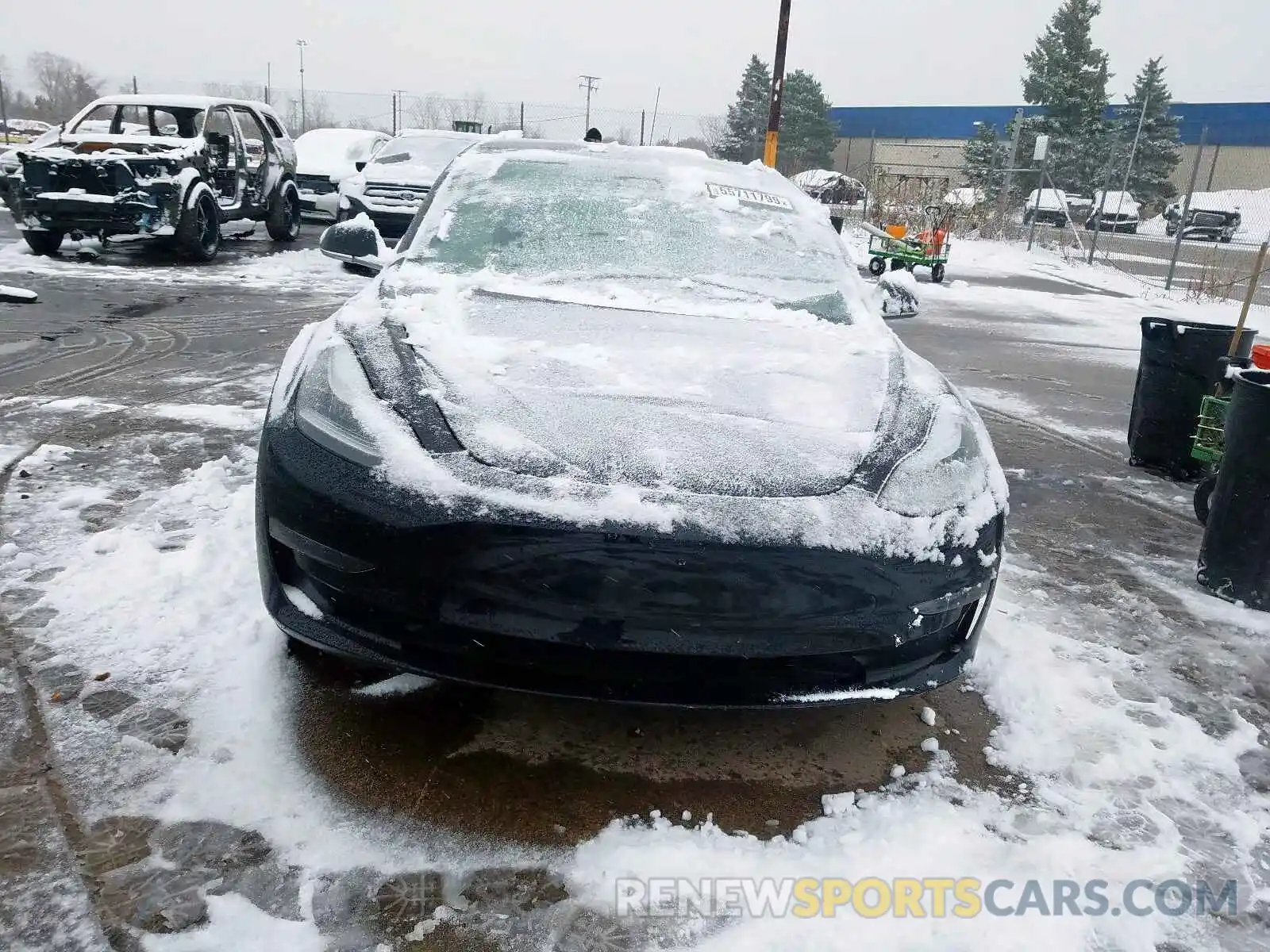 9 Photograph of a damaged car 5YJ3E1EA3KF410687 TESLA MODEL 3 2019