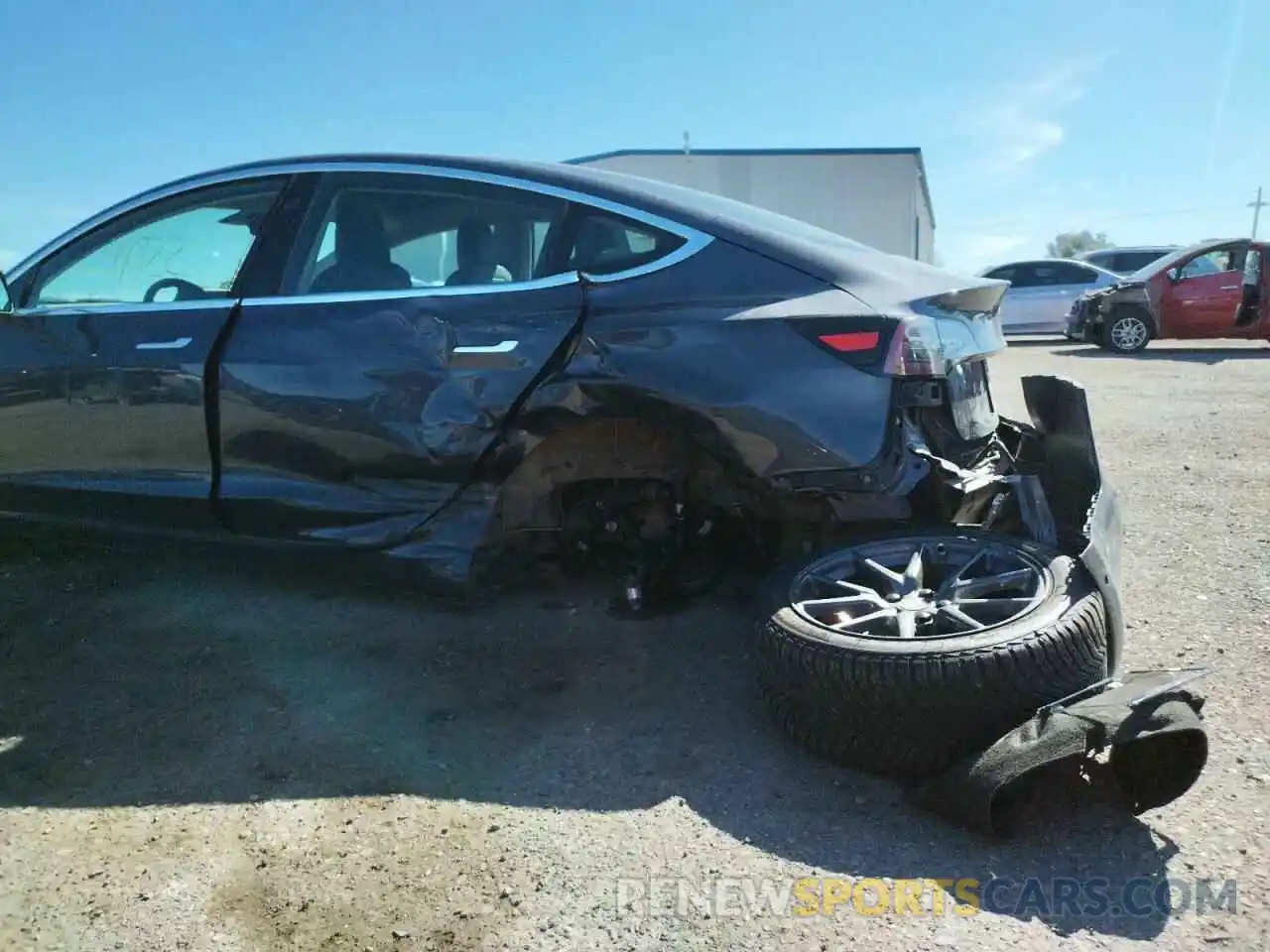 9 Photograph of a damaged car 5YJ3E1EA3KF410964 TESLA MODEL 3 2019