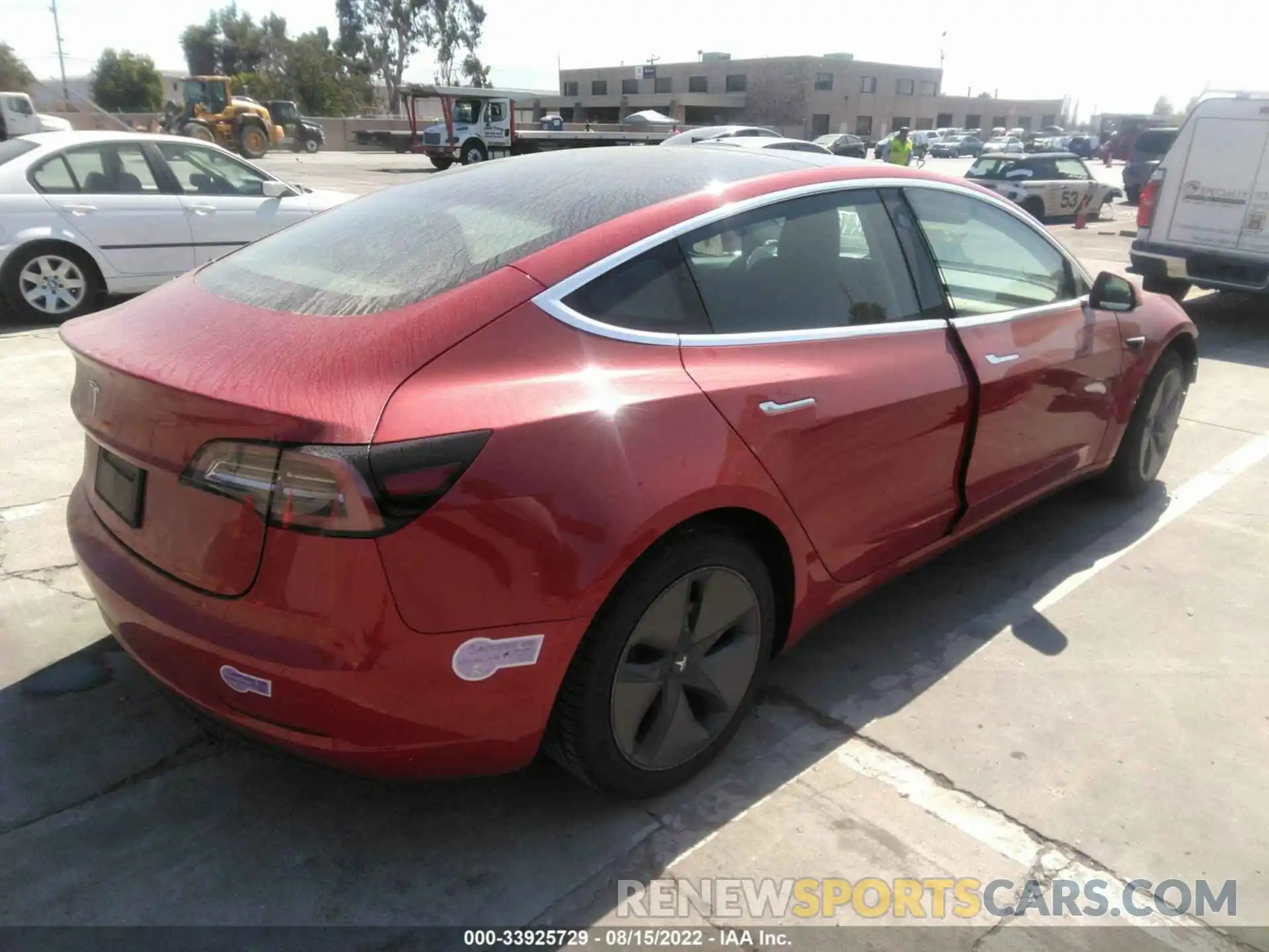 4 Photograph of a damaged car 5YJ3E1EA3KF411628 TESLA MODEL 3 2019