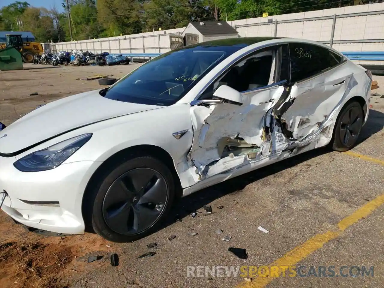 10 Photograph of a damaged car 5YJ3E1EA3KF412116 TESLA MODEL 3 2019