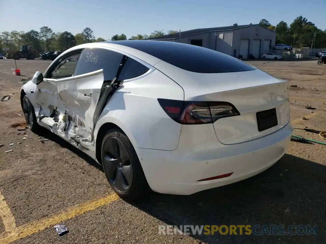 3 Photograph of a damaged car 5YJ3E1EA3KF412116 TESLA MODEL 3 2019