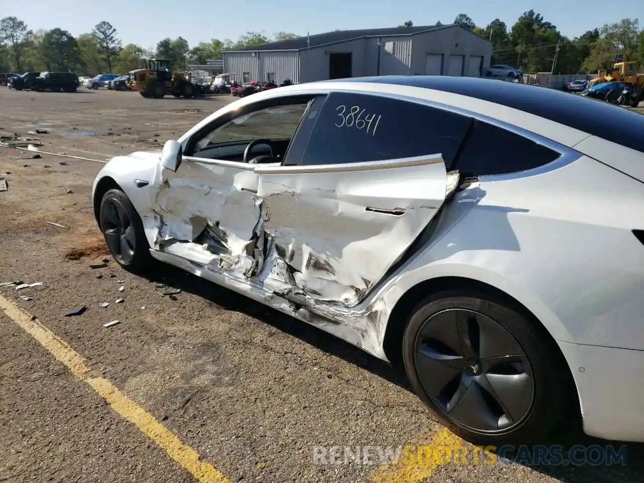 9 Photograph of a damaged car 5YJ3E1EA3KF412116 TESLA MODEL 3 2019