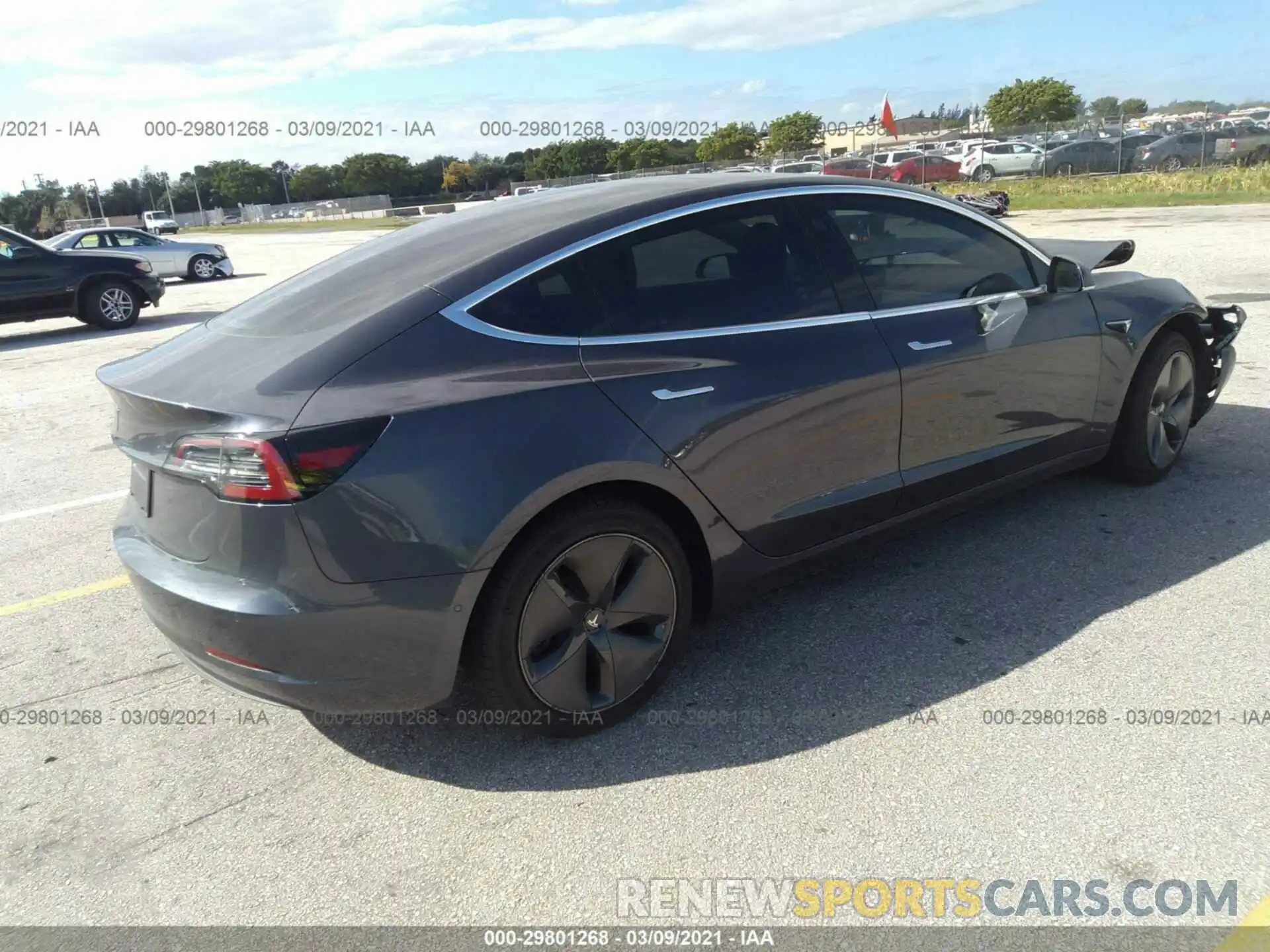 4 Photograph of a damaged car 5YJ3E1EA3KF421155 TESLA MODEL 3 2019